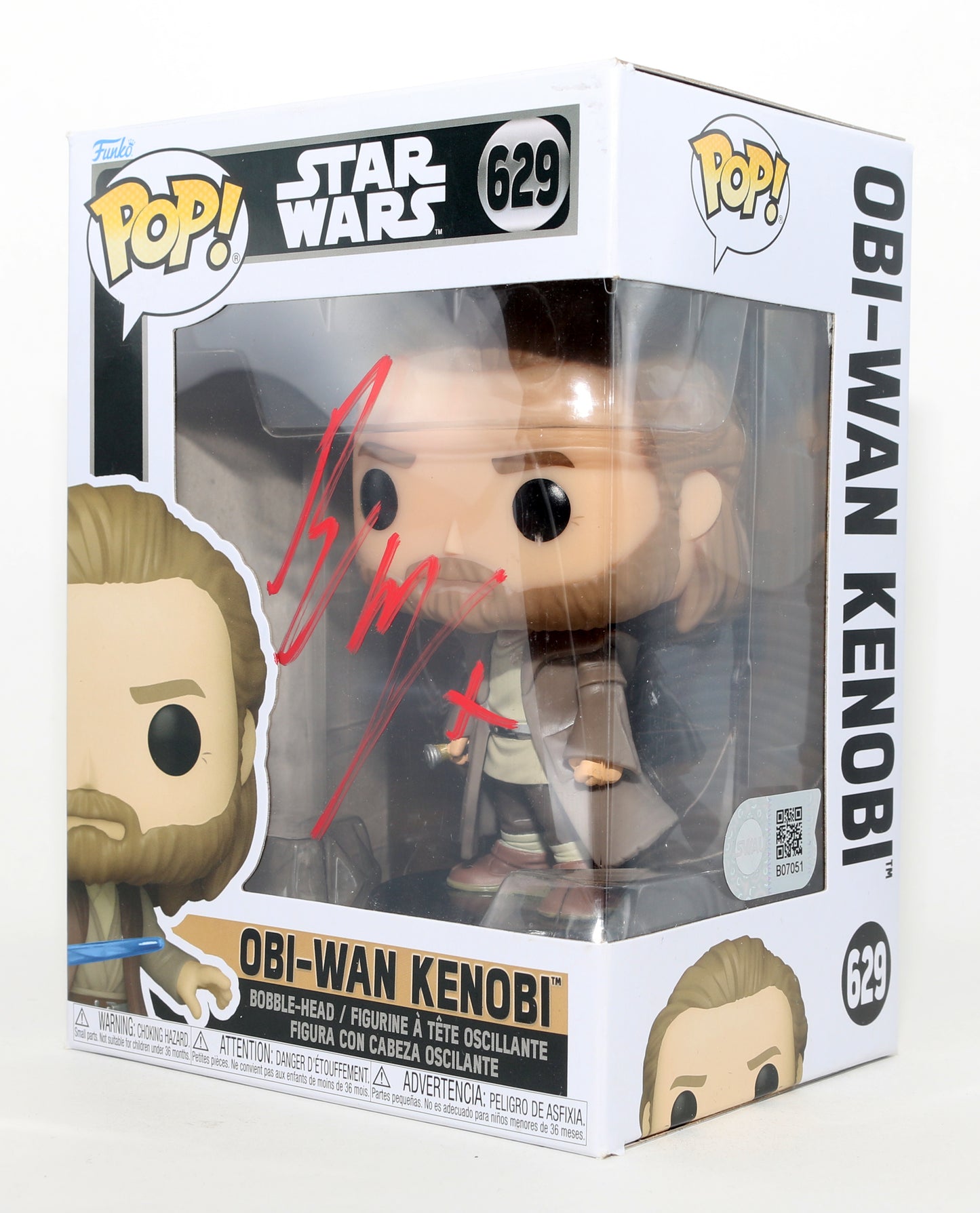 
                  
                    Ewan McGregor as Obi-Wan Kenobi in Star Wars: Obi-Wan Kenobi (SWAU) Signed Funko POP! #629
                  
                