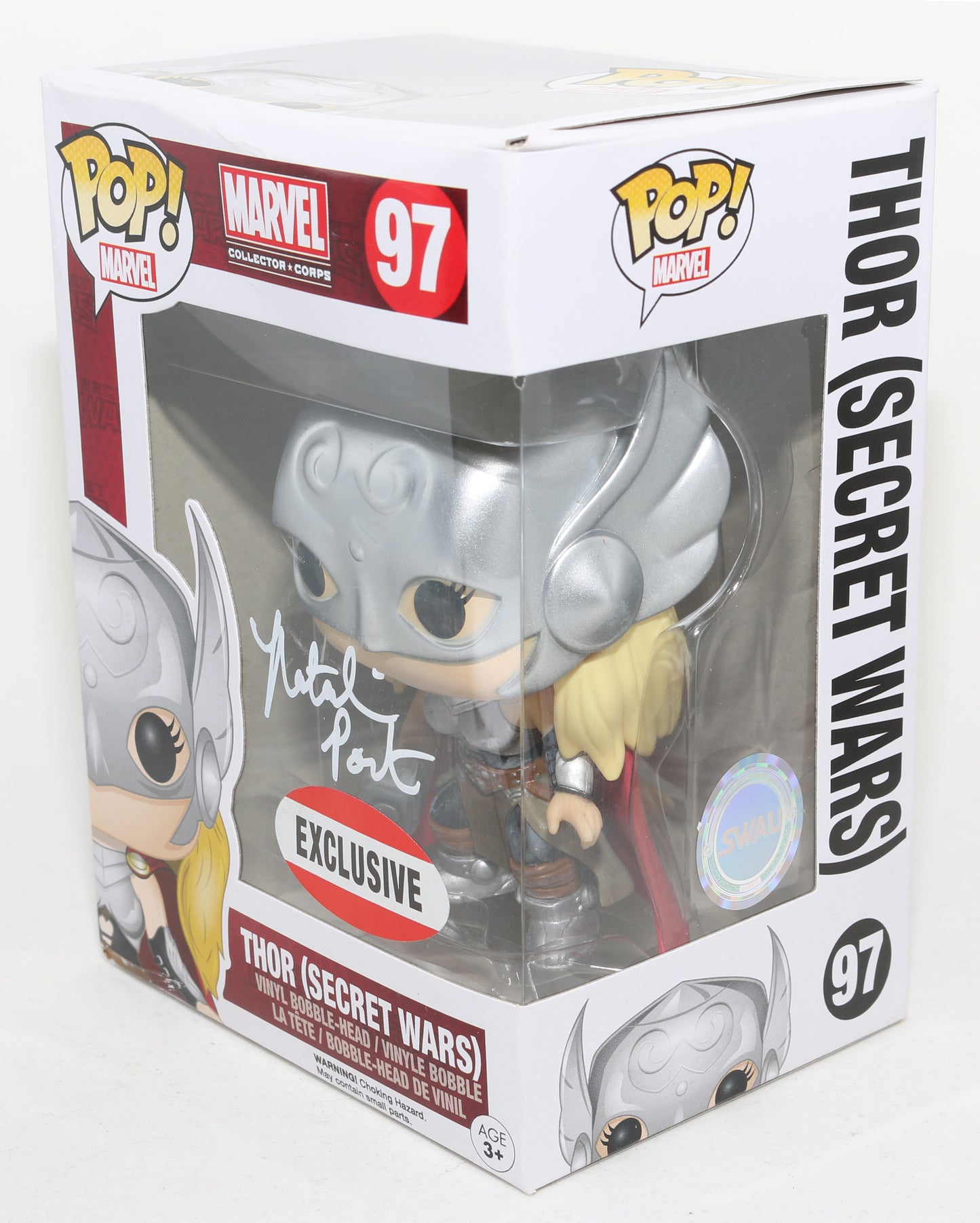 
                  
                    Natalie Portman as Jane Foster / Mighty Thor in Marvel Comics Secret Wars (SWAU) Signed Funko POP! #97
                  
                