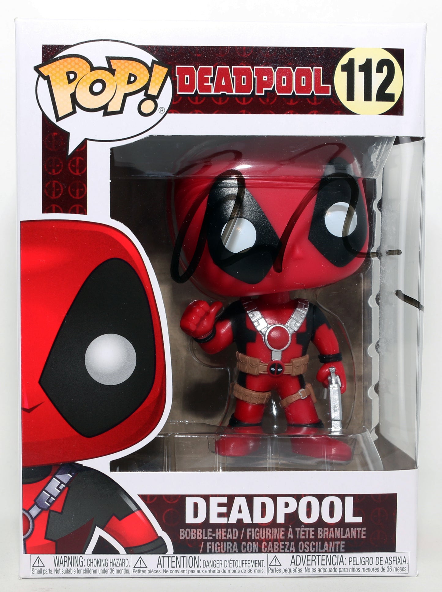 
                  
                    Ryan Reynolds as Deadpool in Deadpool Signed Funko POP! #112
                  
                