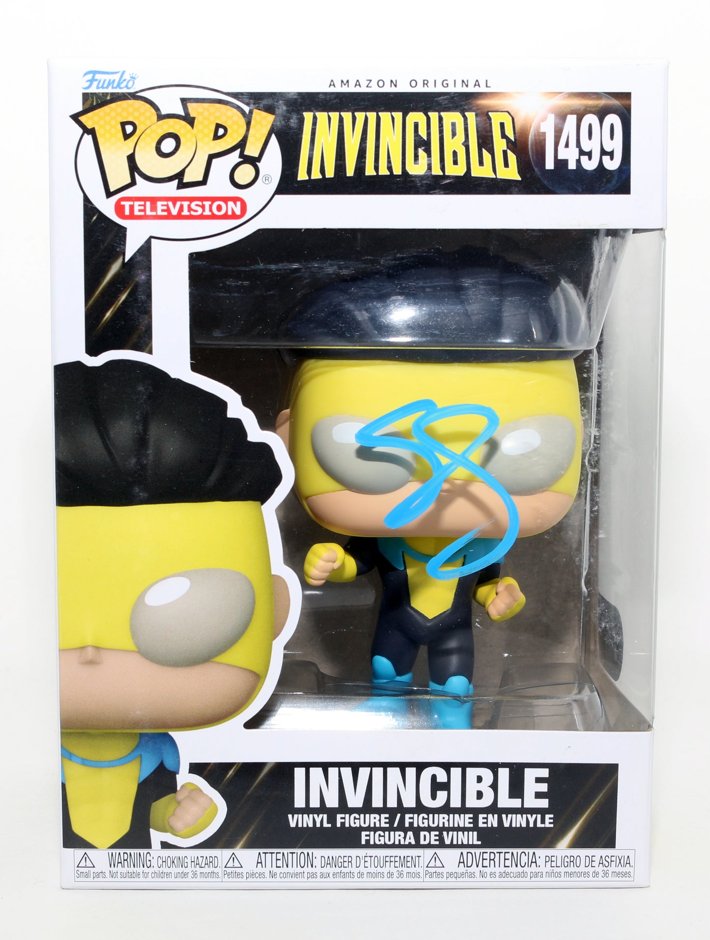 
                  
                    Steven Yeun as Invincible in Invincible (SWAU) Signed Funko POP! #1499
                  
                