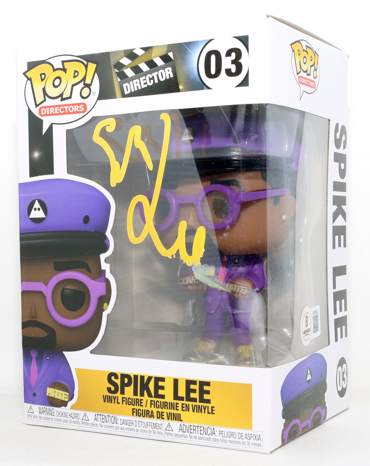 
                  
                    Spike Lee Director of Malcolm X, BlacKkKlansman, Inside Man, & Tales from the Hood (Beckett) Signed Funko POP! #03
                  
                