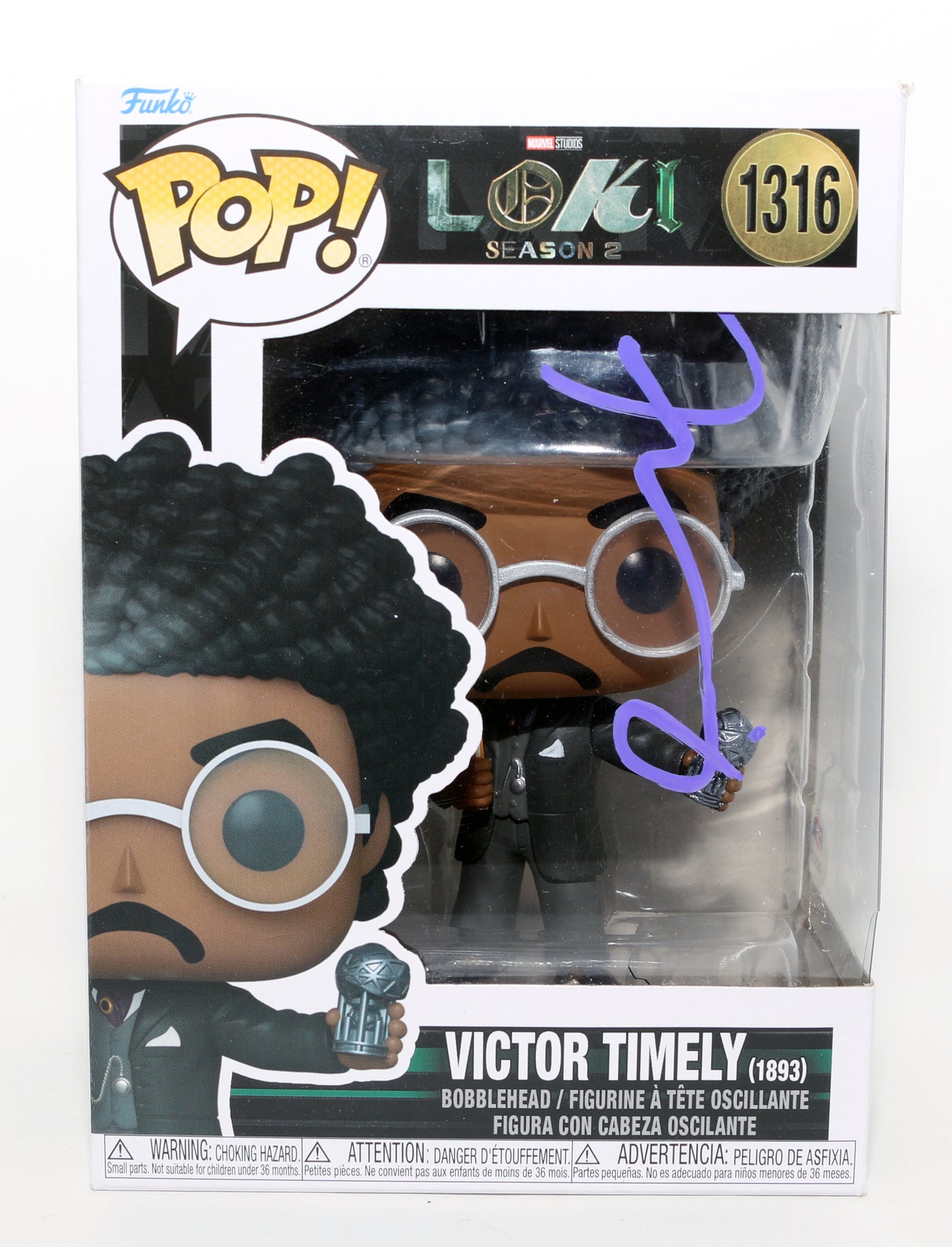 
                  
                    Jonathan Majors as Victor Timely in Loki (PSA) Signed Funko POP! #1316
                  
                
