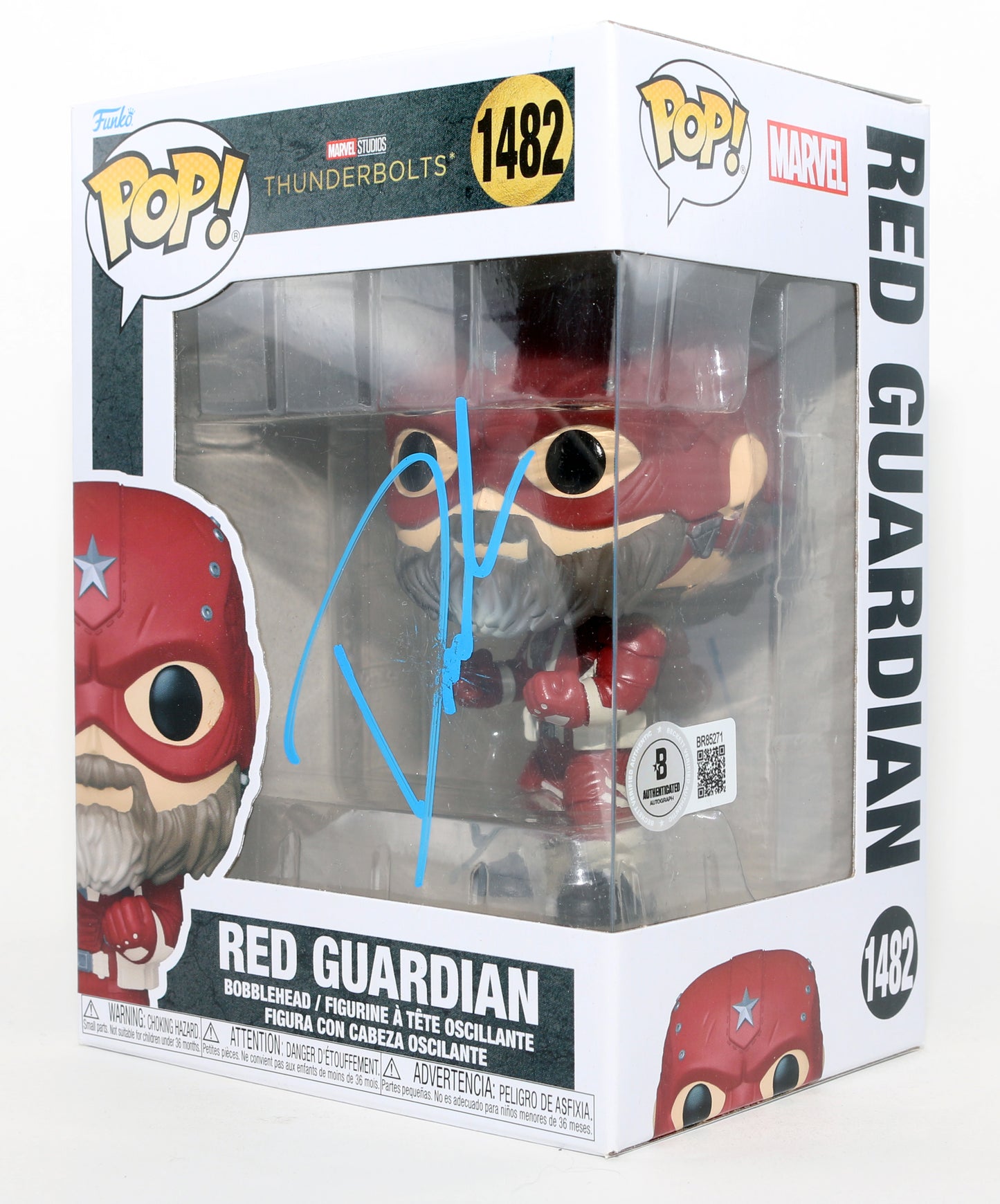 
                  
                    David Harbour as Alexei / Red Guardian in Thunderbolts* / The New Avengers (Beckett) Signed Funko POP! #1482
                  
                