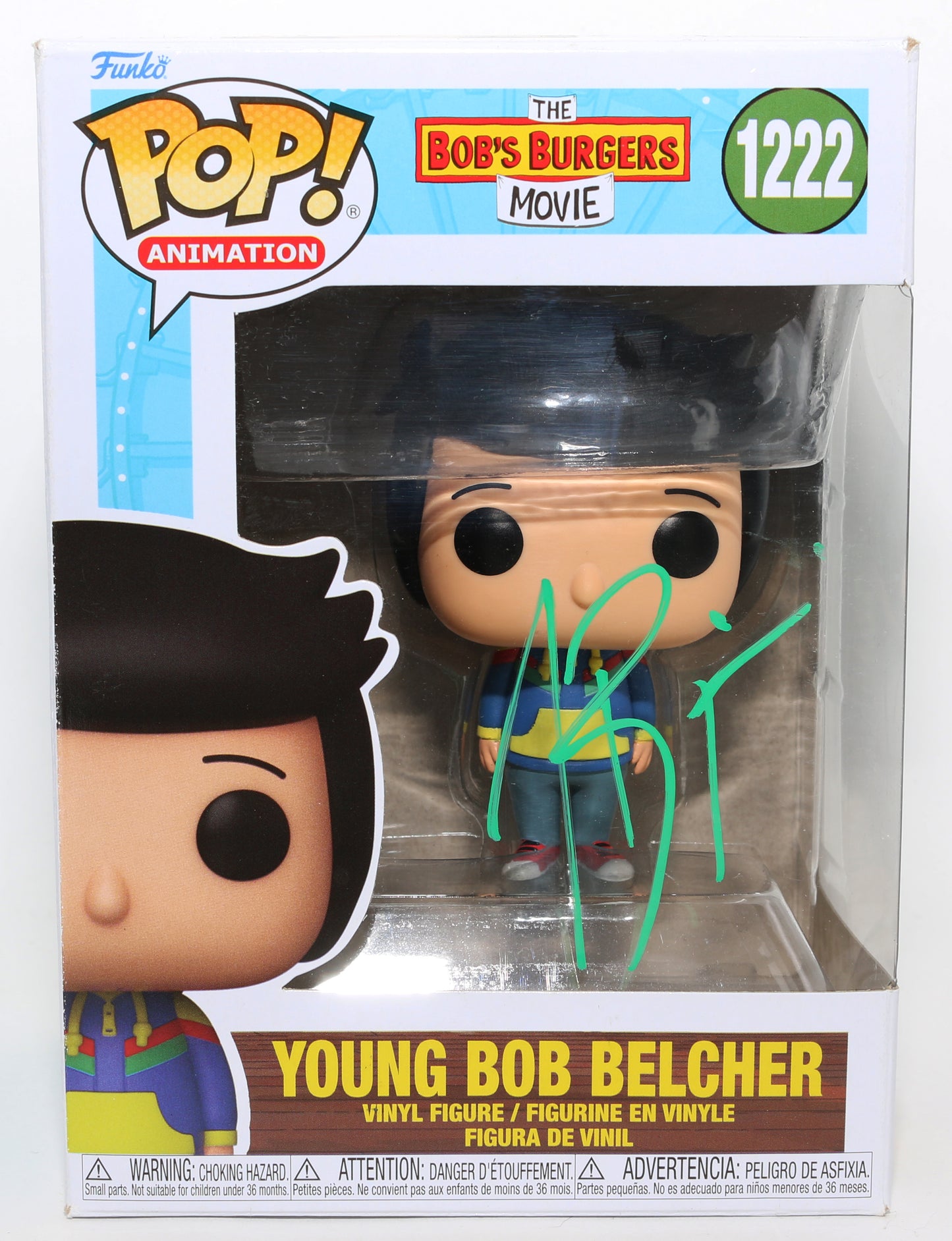 
                  
                    H. Jon Benjamin as Young Bob Belcher in The Bob's Burgers Movie Signed Funko POP! #1222
                  
                