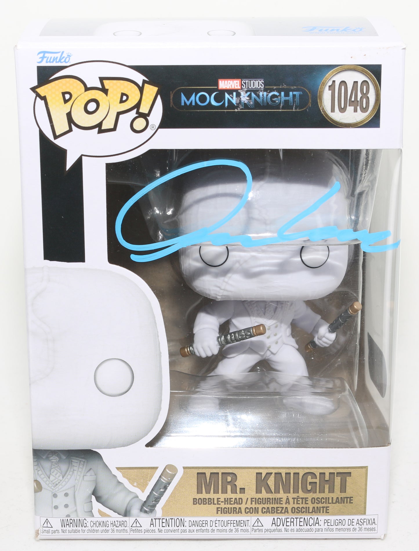 
                  
                    Oscar Isaac as Mr. Knight in Moon Knight (SWAU) Signed Funko POP! #1048
                  
                