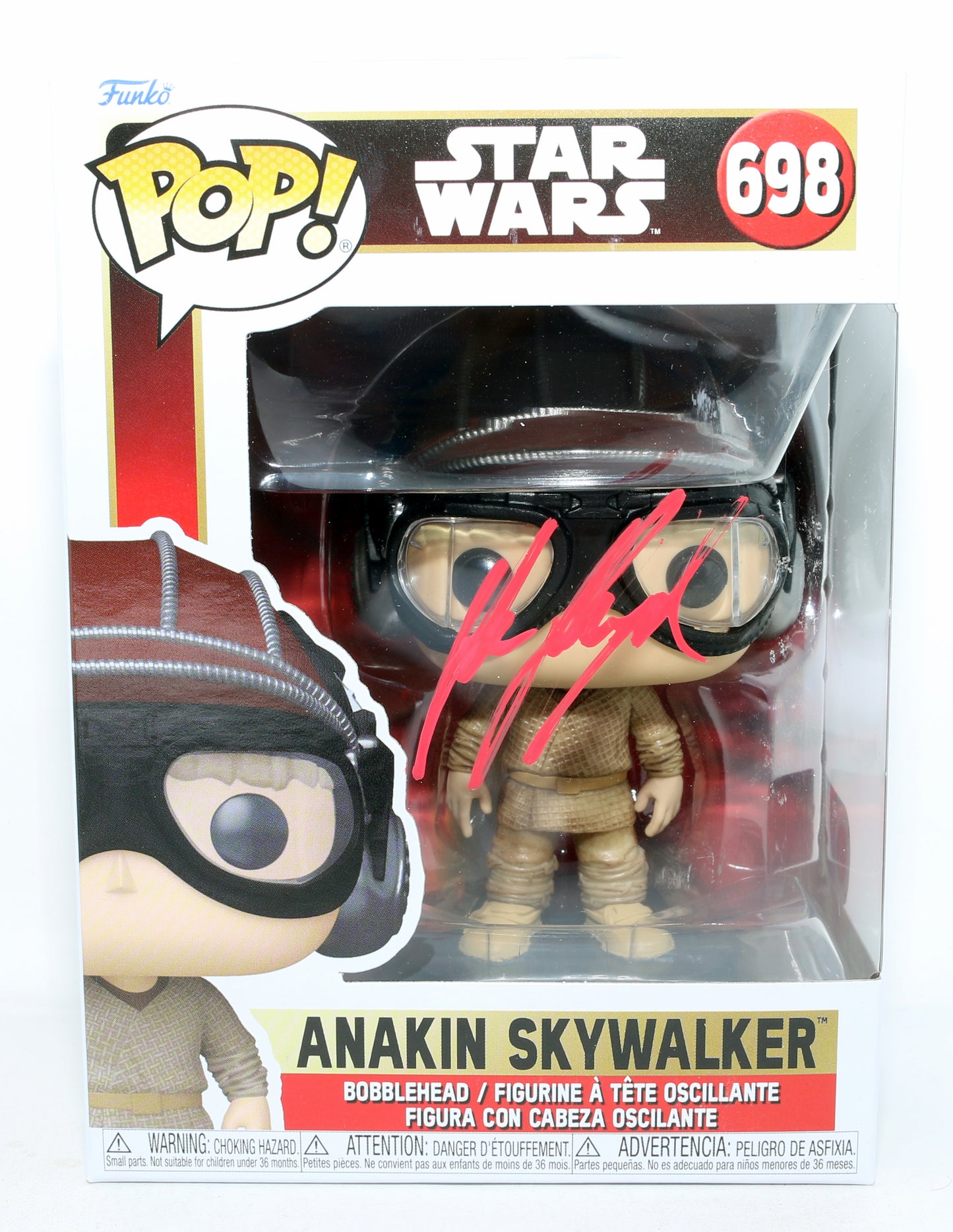 
                  
                    Jake Lloyd as Anakin Skywalker in Star Wars Episode I: The Phantom Menace (SWAU) Signed Funko POP! #698
                  
                