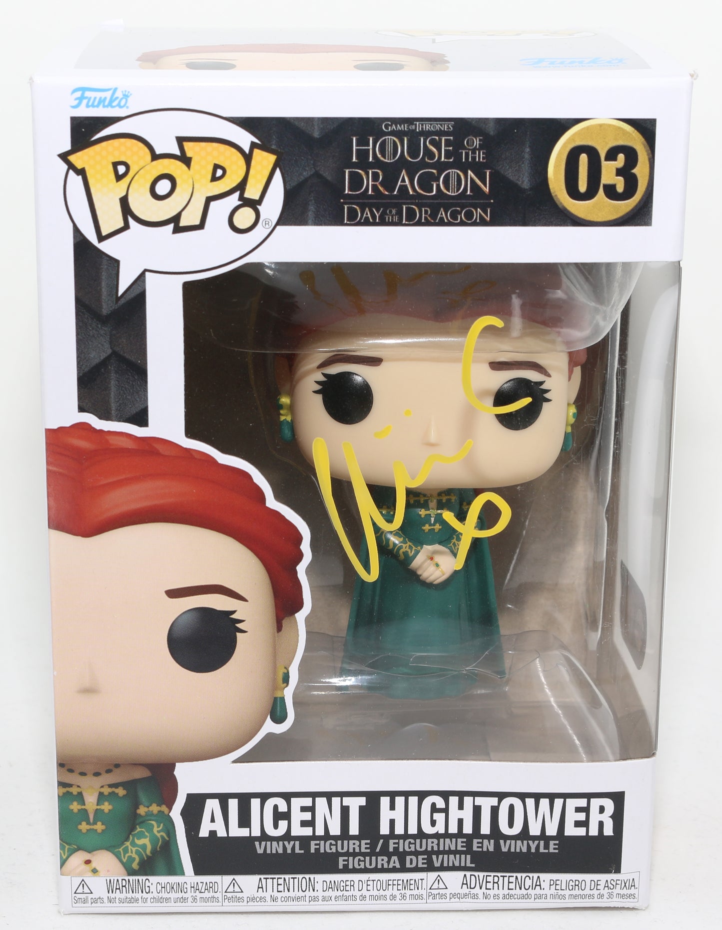 
                  
                    Olivia Cooke as Alicent Hightower in House of the Dragon (SWAU) Signed Funko POP! #03
                  
                