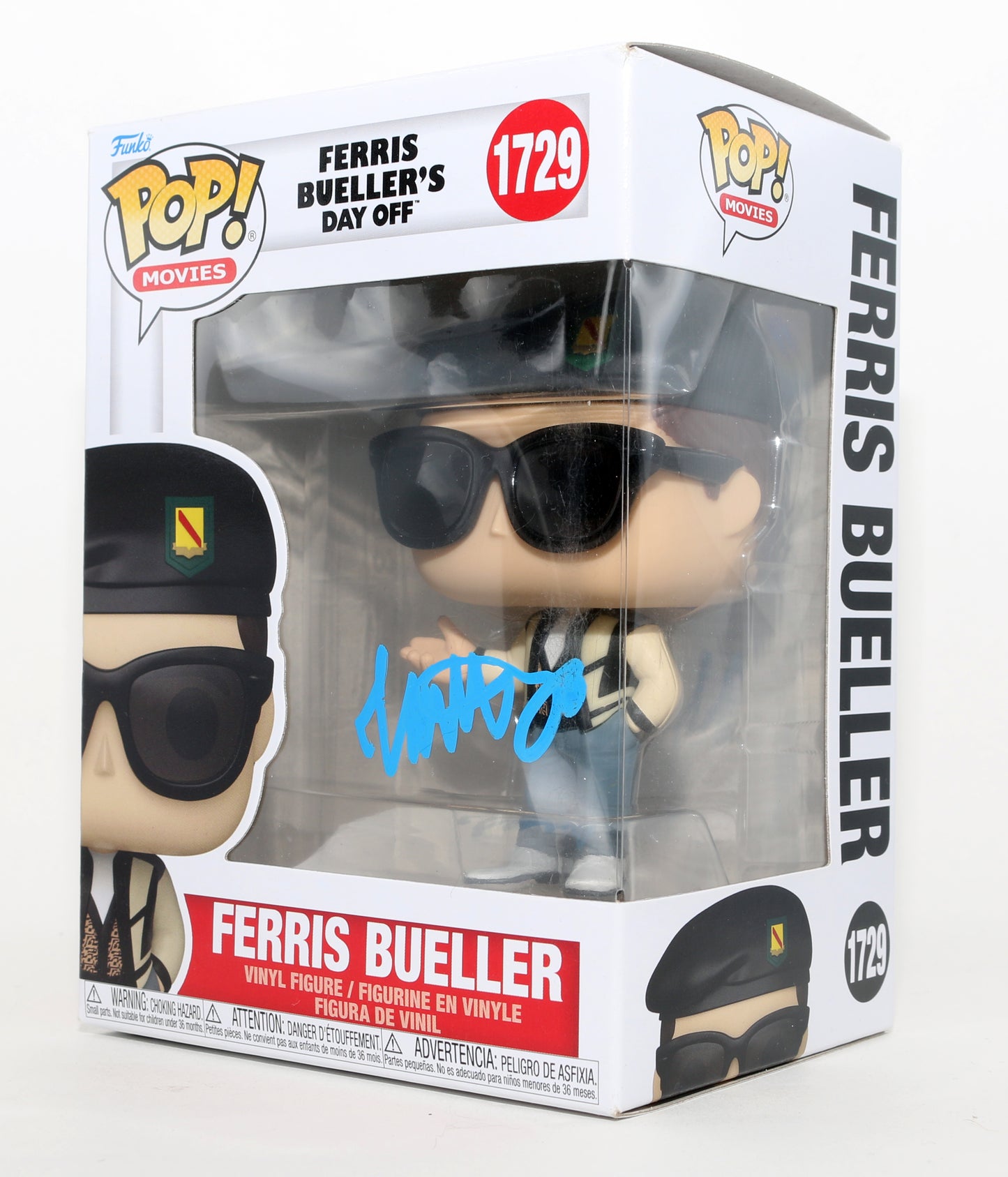 
                  
                    Matthew Broderick as Ferris Bueller in Ferris Bueller's Day Off Signed Funko POP! #1729
                  
                