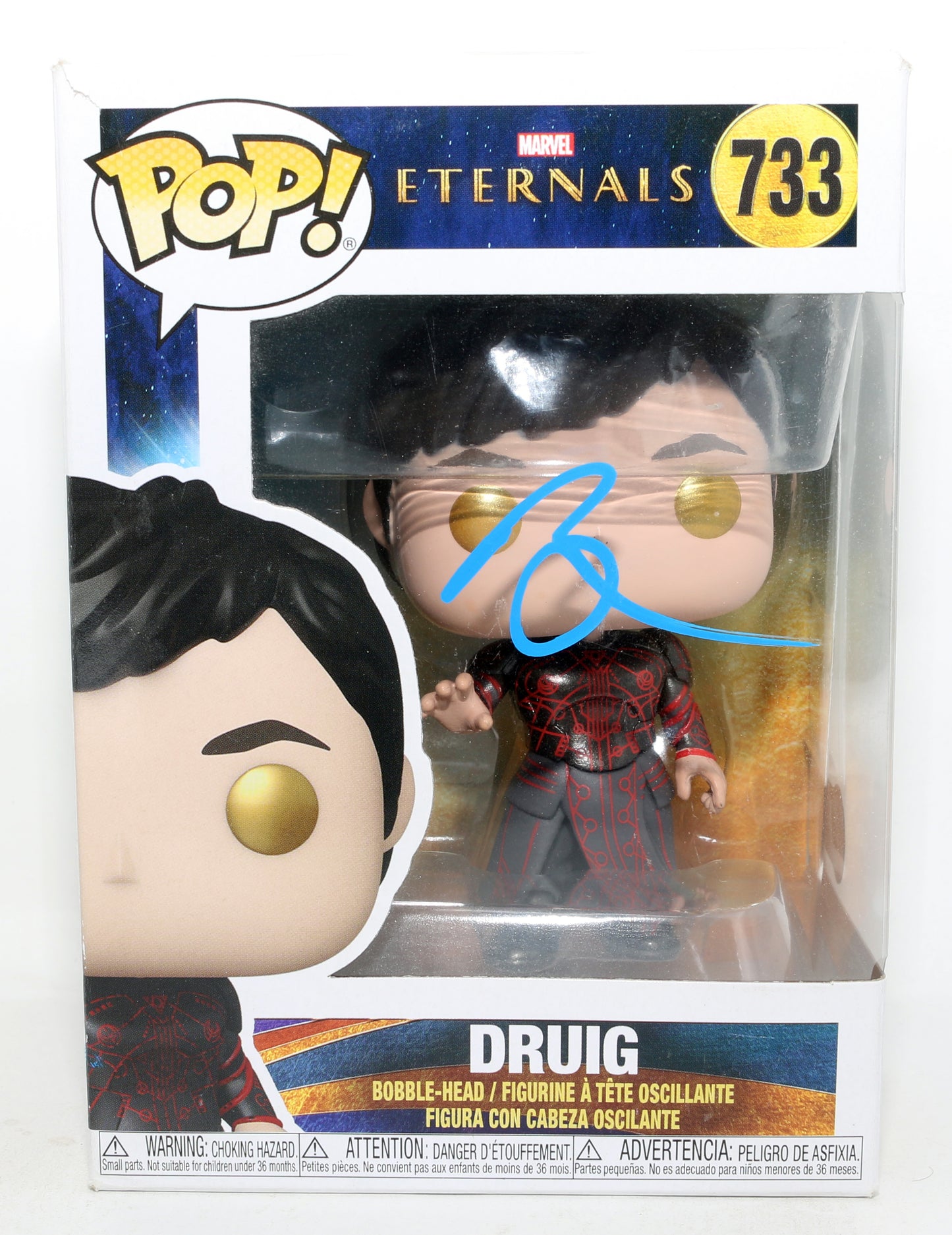 
                  
                    Barry Keoghan as Druig in The Eternals (Beckett) Signed Funko POP! #733
                  
                