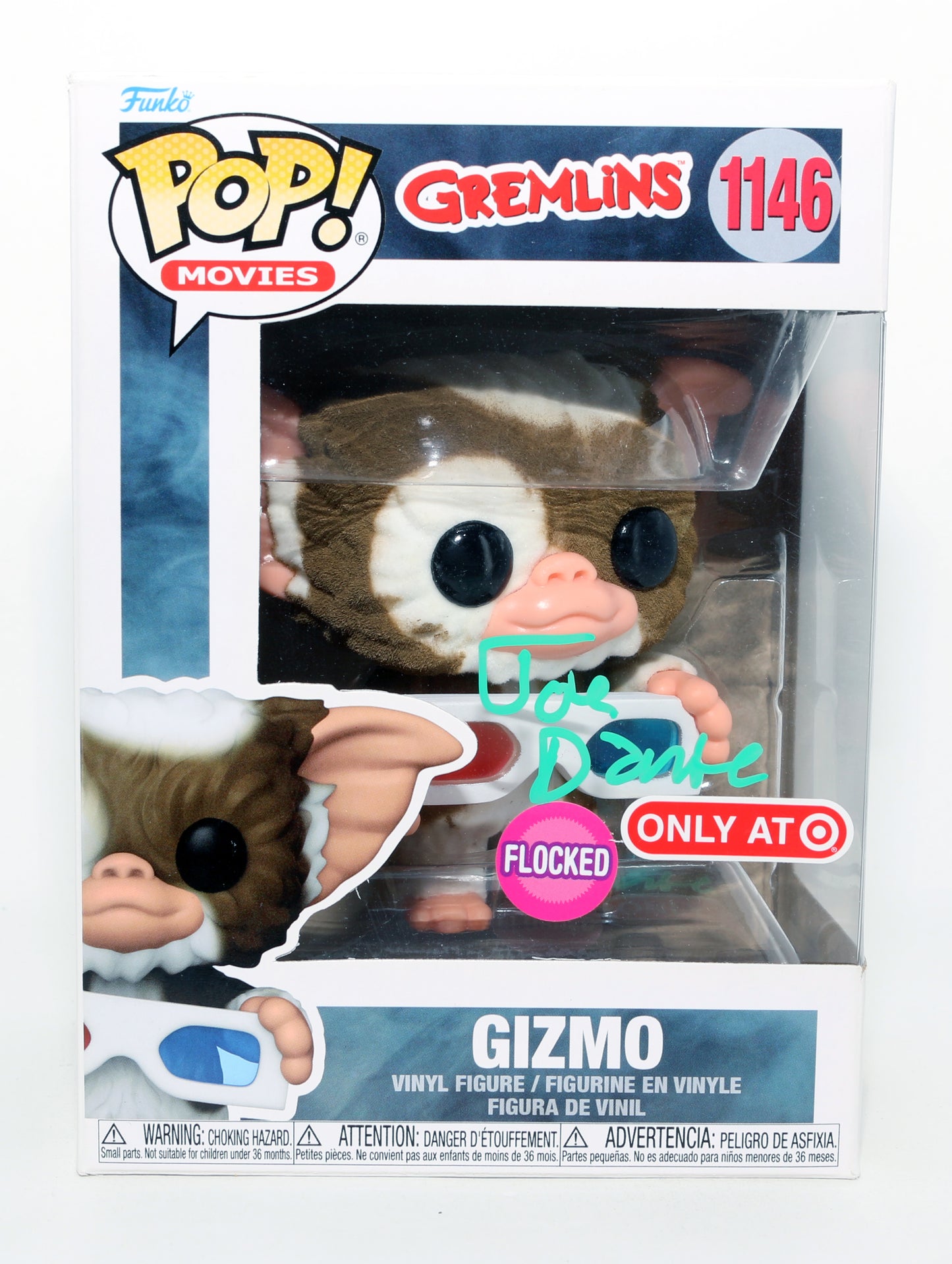 
                  
                    Joe Dante Director of Gremlins Flocked Target Exclusive Signed Funko POP! #1146
                  
                