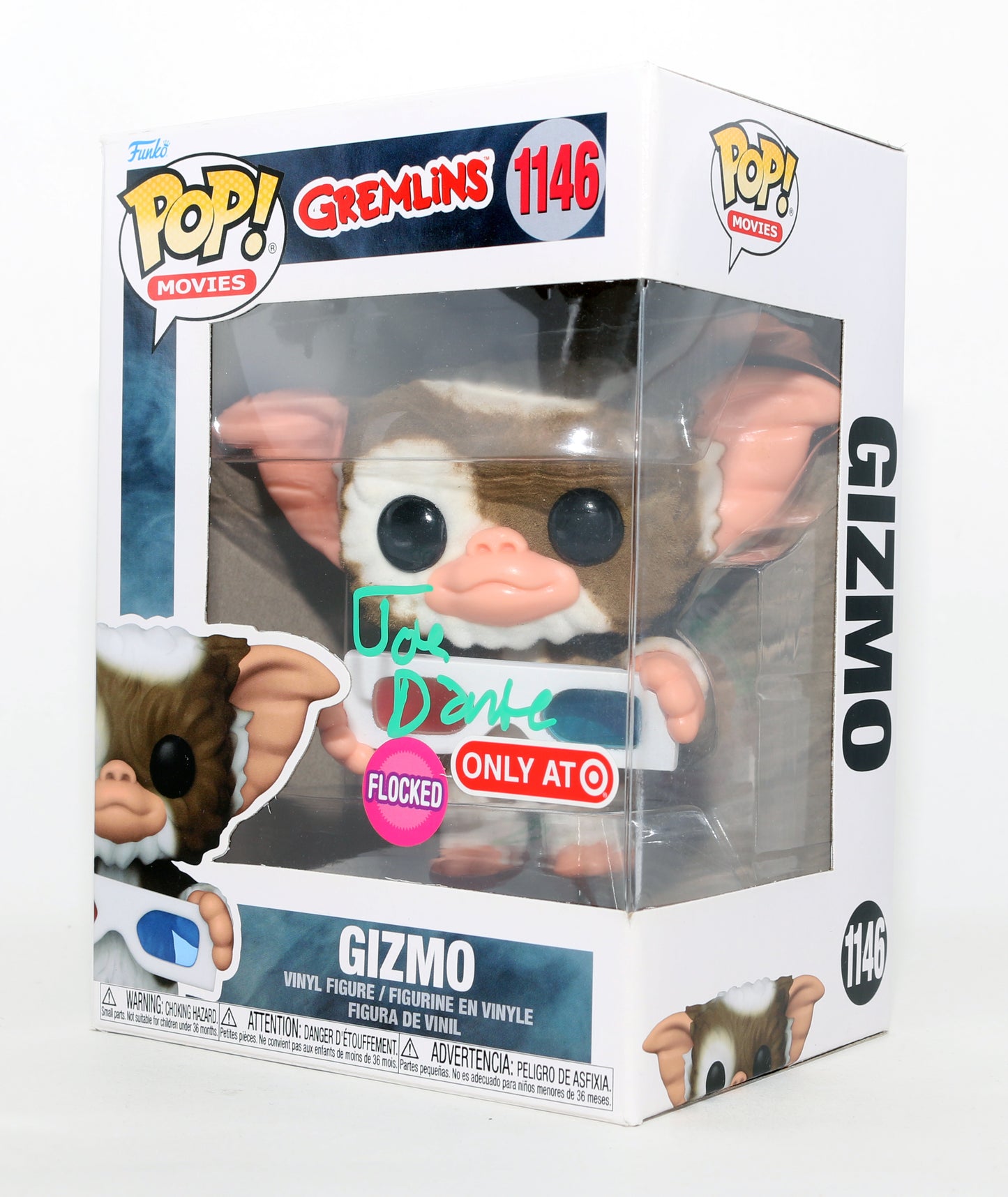 
                  
                    Joe Dante Director of Gremlins Flocked Target Exclusive Signed Funko POP! #1146
                  
                