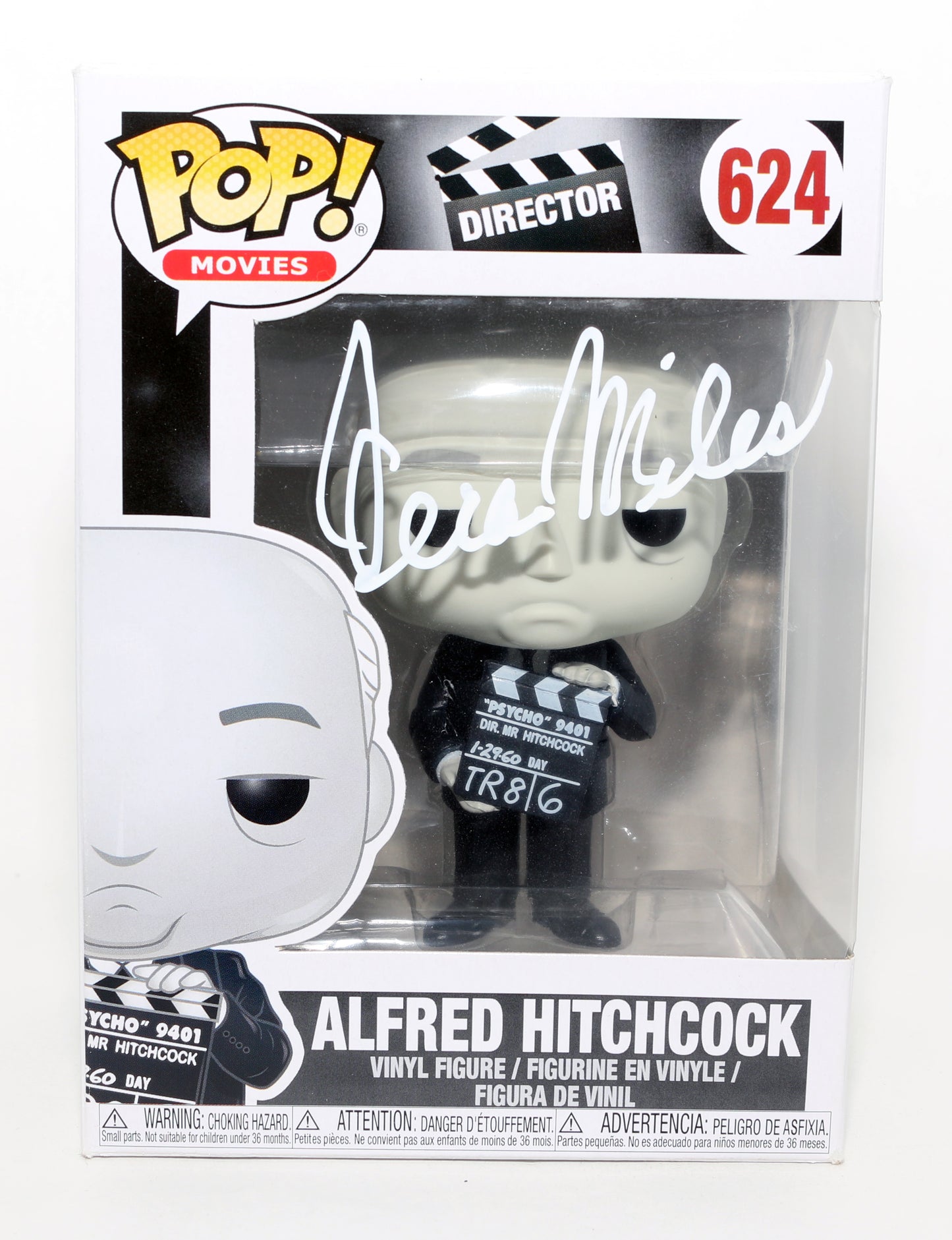 
                  
                    Vera Miles as Lila Crane in Alfred Hitchcock's Psycho Signed Funko POP! #624
                  
                