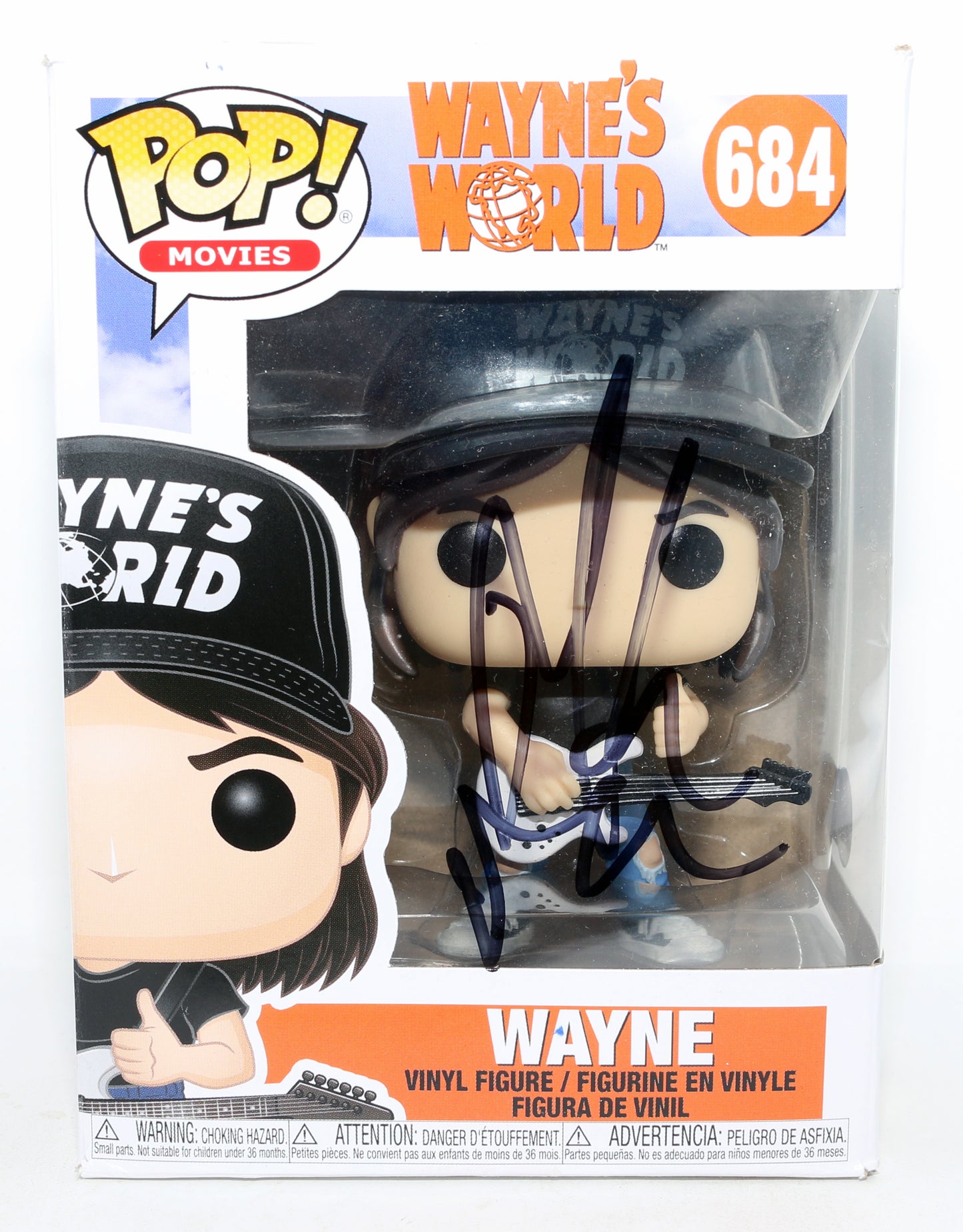 
                  
                    Mike Myers as Wayne in Wayne's World (Beckett) Signed Funko POP! #684
                  
                