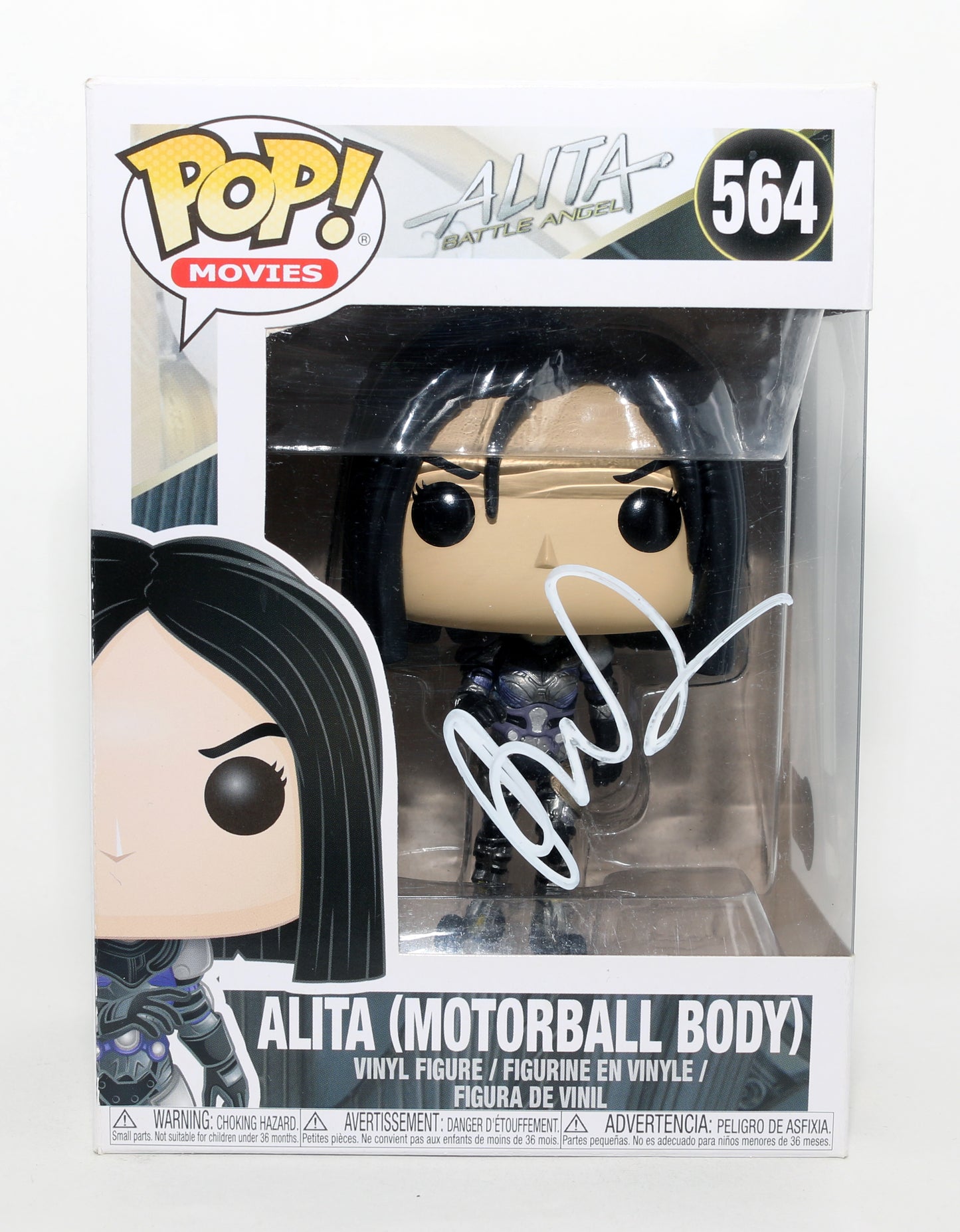 
                  
                    Rosa Salazar as Alita (Motorball Body) in Alita: Battle Angel (Beckett) Signed Funko POP! #564
                  
                