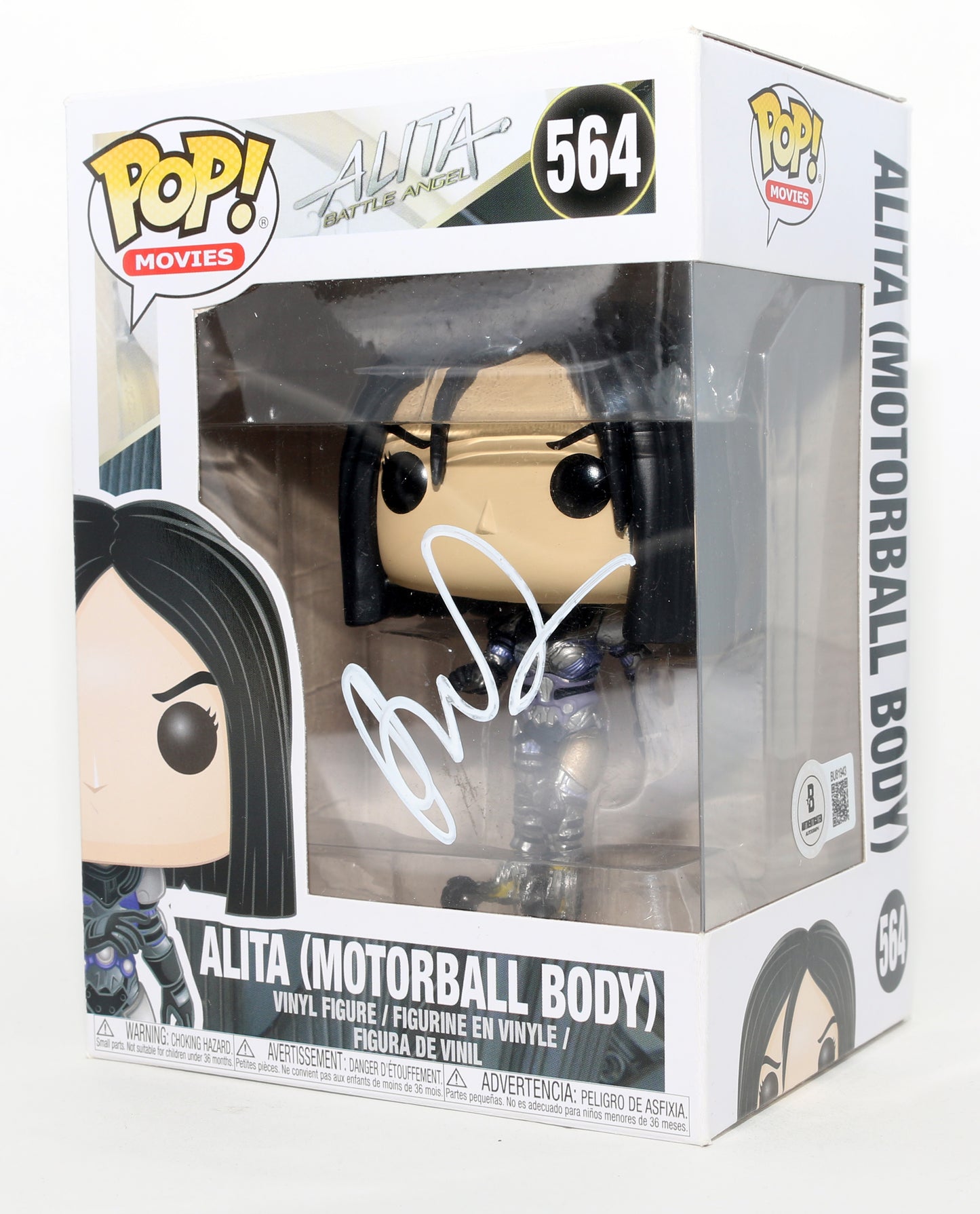 
                  
                    Rosa Salazar as Alita (Motorball Body) in Alita: Battle Angel (Beckett) Signed Funko POP! #564
                  
                