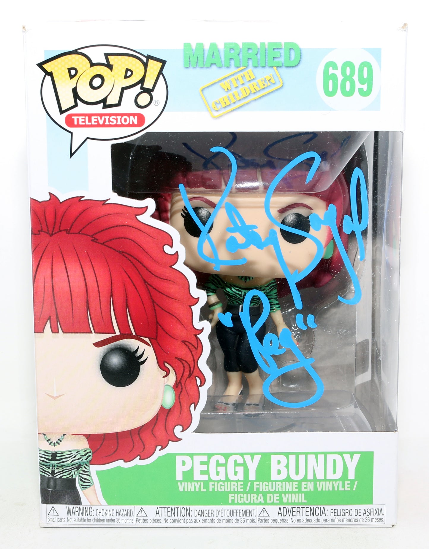 
                  
                    Katey Sagal as Peggy Bundy in Married with Children (Beckett) Signed Funko POP! #689 with Character Name
                  
                