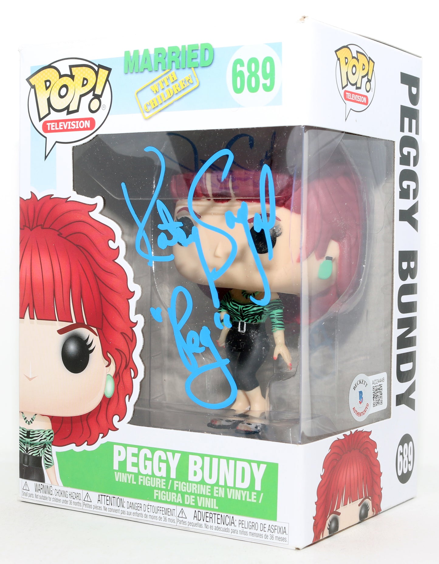 
                  
                    Katey Sagal as Peggy Bundy in Married with Children (Beckett) Signed Funko POP! #689 with Character Name
                  
                