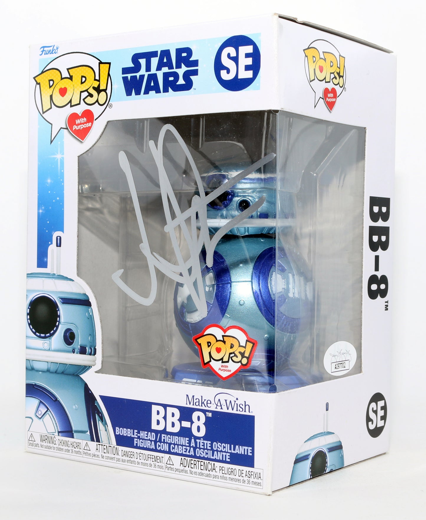 
                  
                    JJ Abrams Director of Star Wars POPs! With Purpose Make-A-Wish (JSA) Signed Funko POP! #SE
                  
                