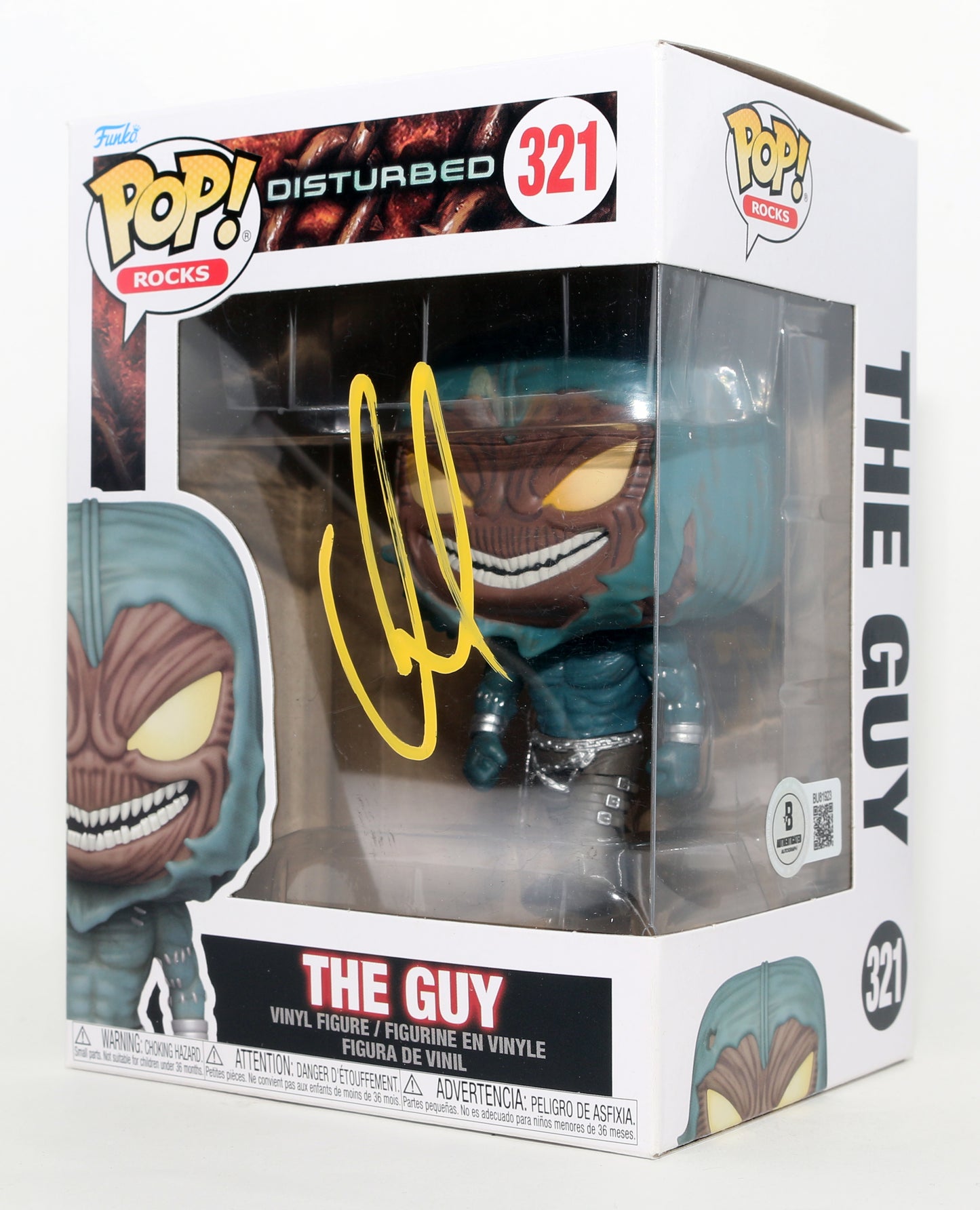 
                  
                    David Draiman Lead Singer of Disturbed (Beckett) Signed Funko POP! #321
                  
                