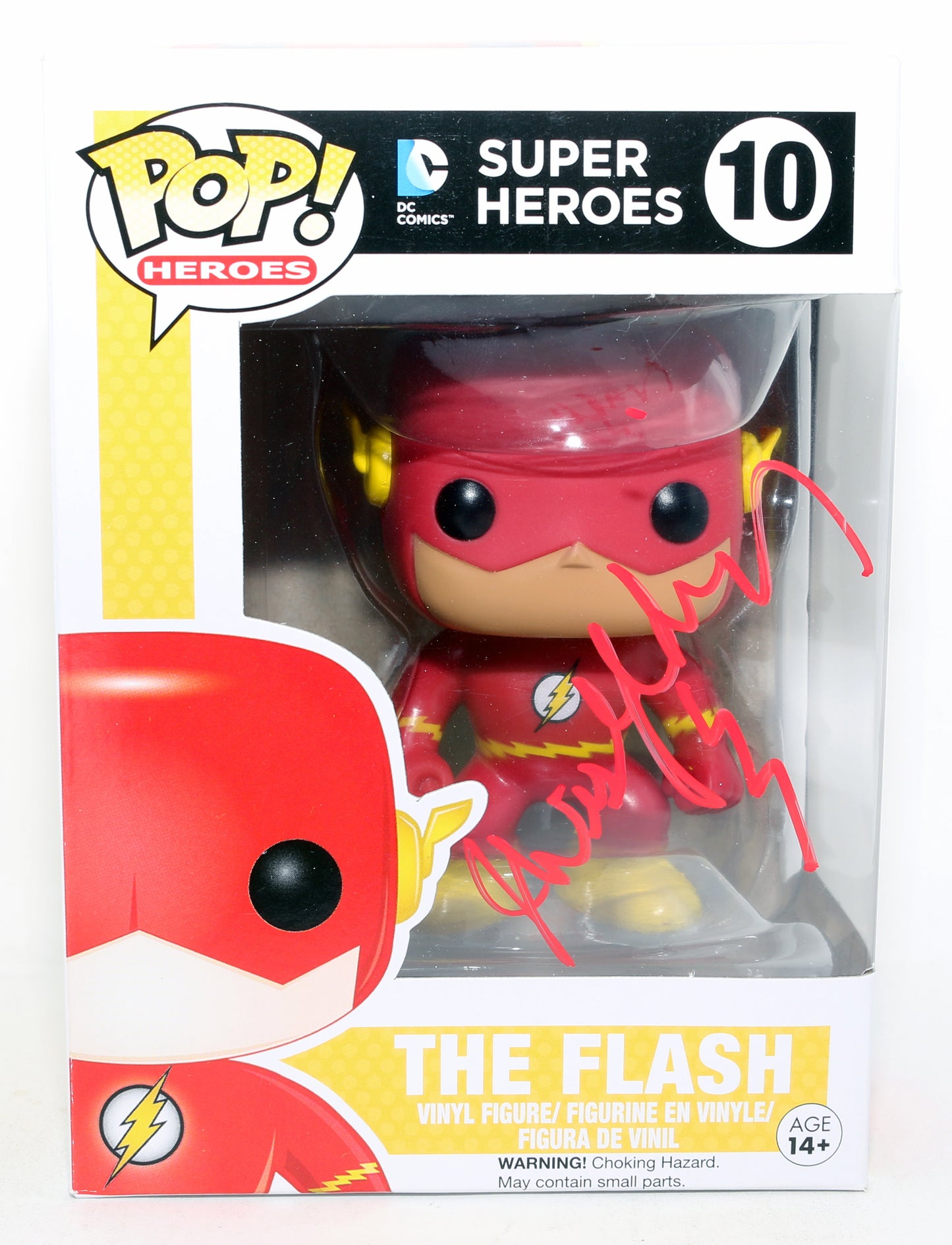 
                  
                    John Wesley Shipp as The Flash in CBS's The Flash Signed Funko POP! #10
                  
                