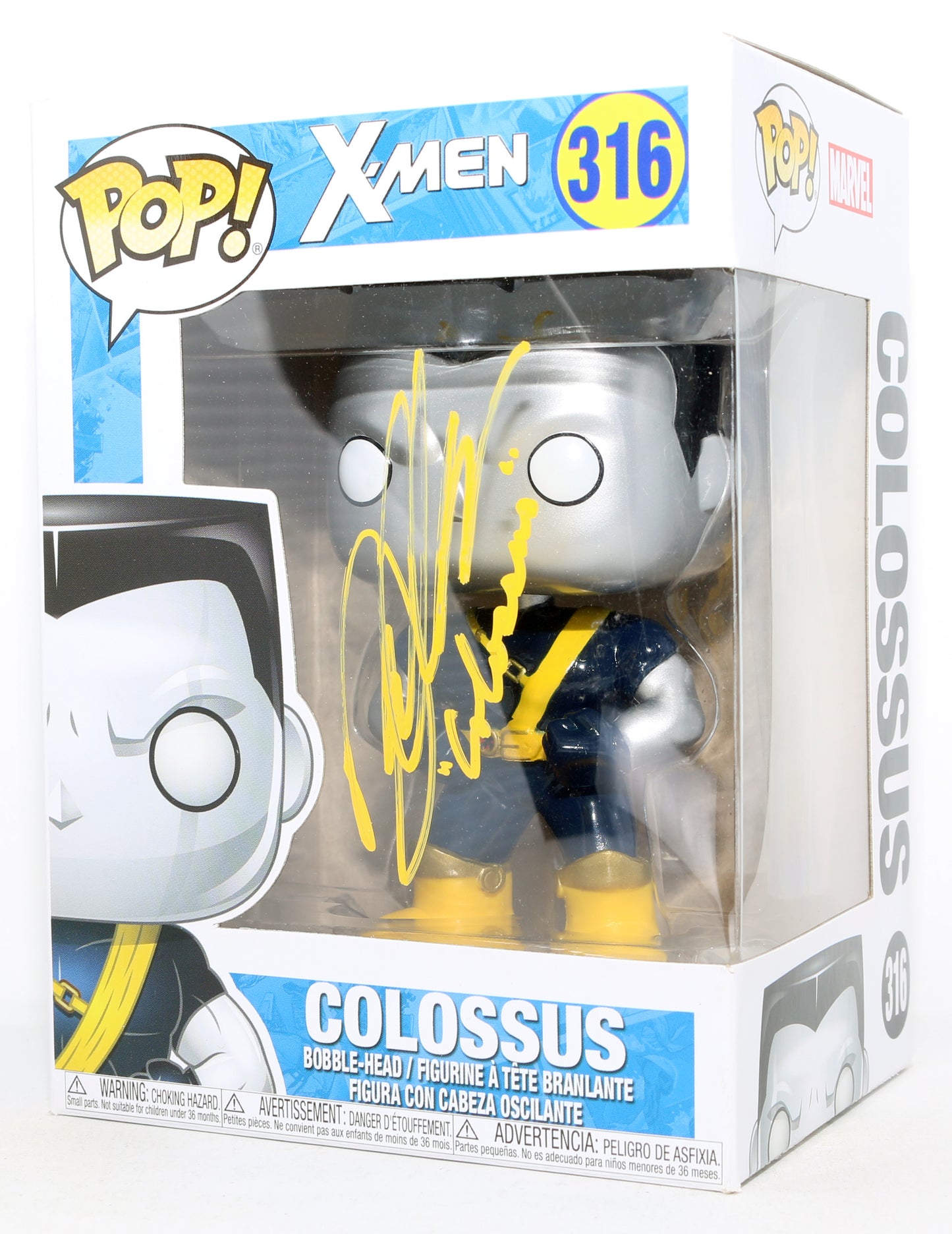 
                  
                    Daniel Cudmore as Colossus in X-Men: Days of Future Past Signed Funko POP! #316 with Character Name
                  
                