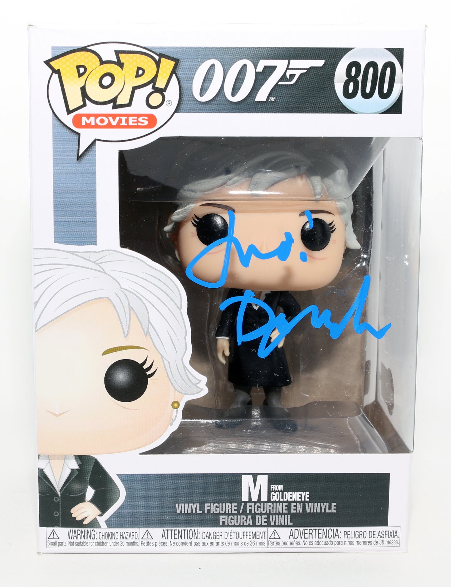 
                  
                    Judi Dench as M in James Bond 007: Goldeneye (Beckett) Signed Funko POP! #800
                  
                