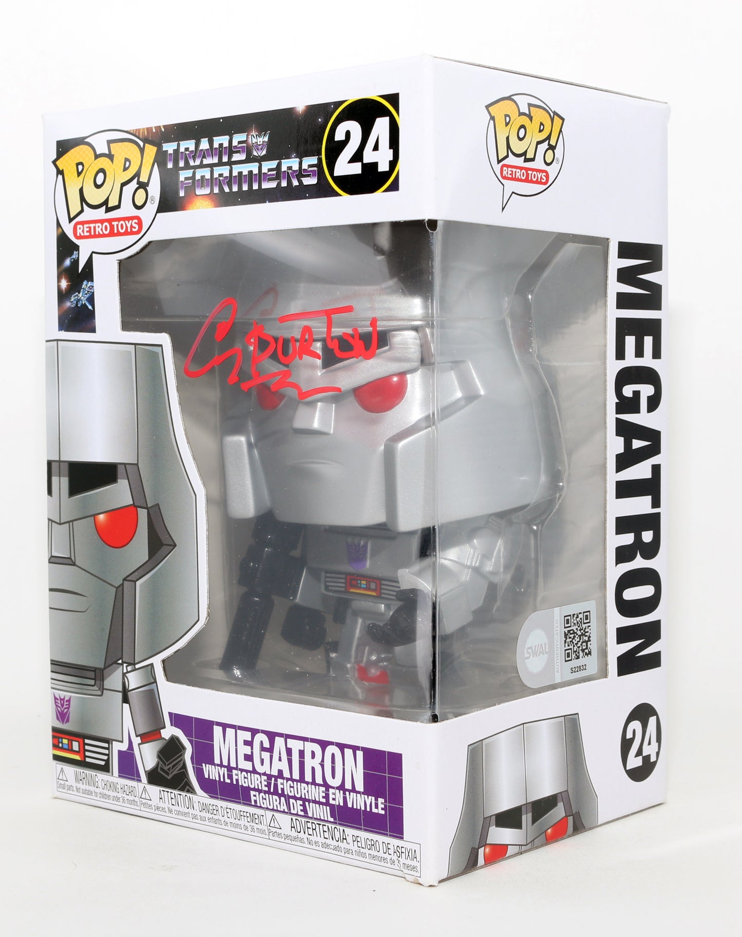 
                  
                    Corey Burton as Megatron in Transformers Animated (SWAU) Signed Funko POP! #24
                  
                
