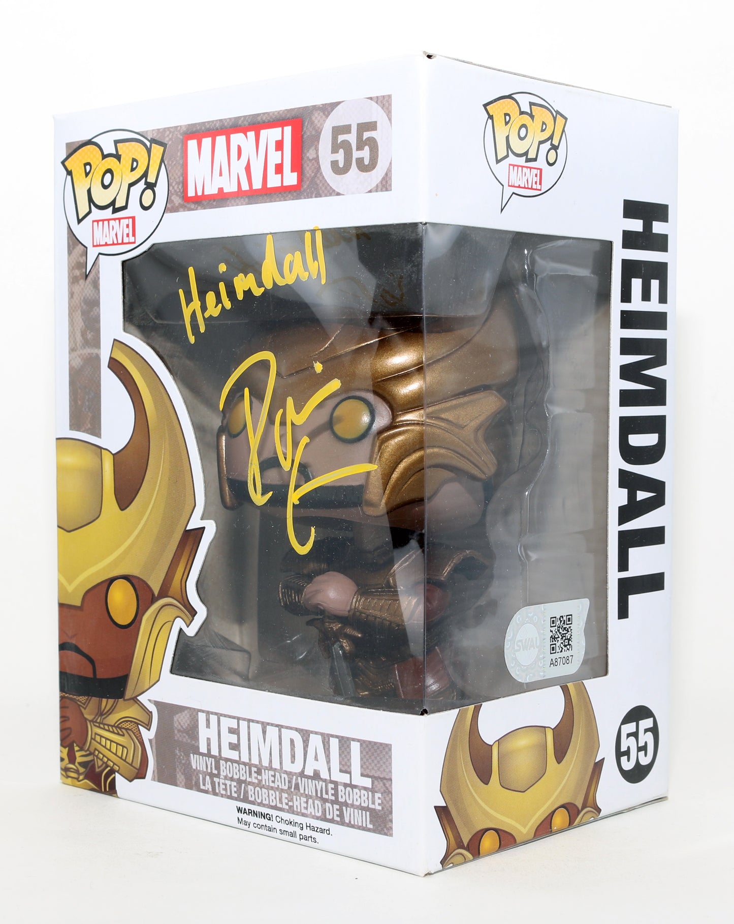 
                  
                    Idris Elba as Heimdall in Thor (SWAU) Signed Funko POP! #55 with Character Name
                  
                
