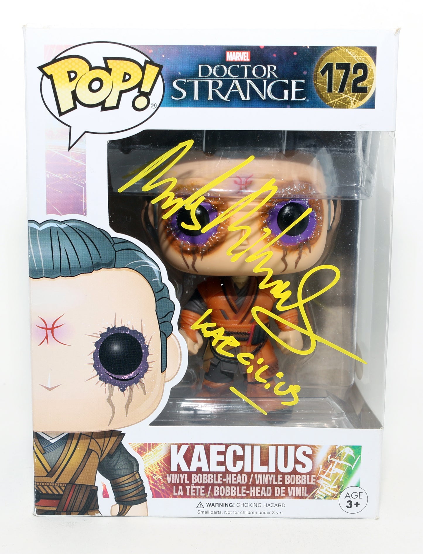 
                  
                    Mads Mikkelsen as Kaecilius in Doctor Strange Signed Funko POP! #172 with Character Name
                  
                