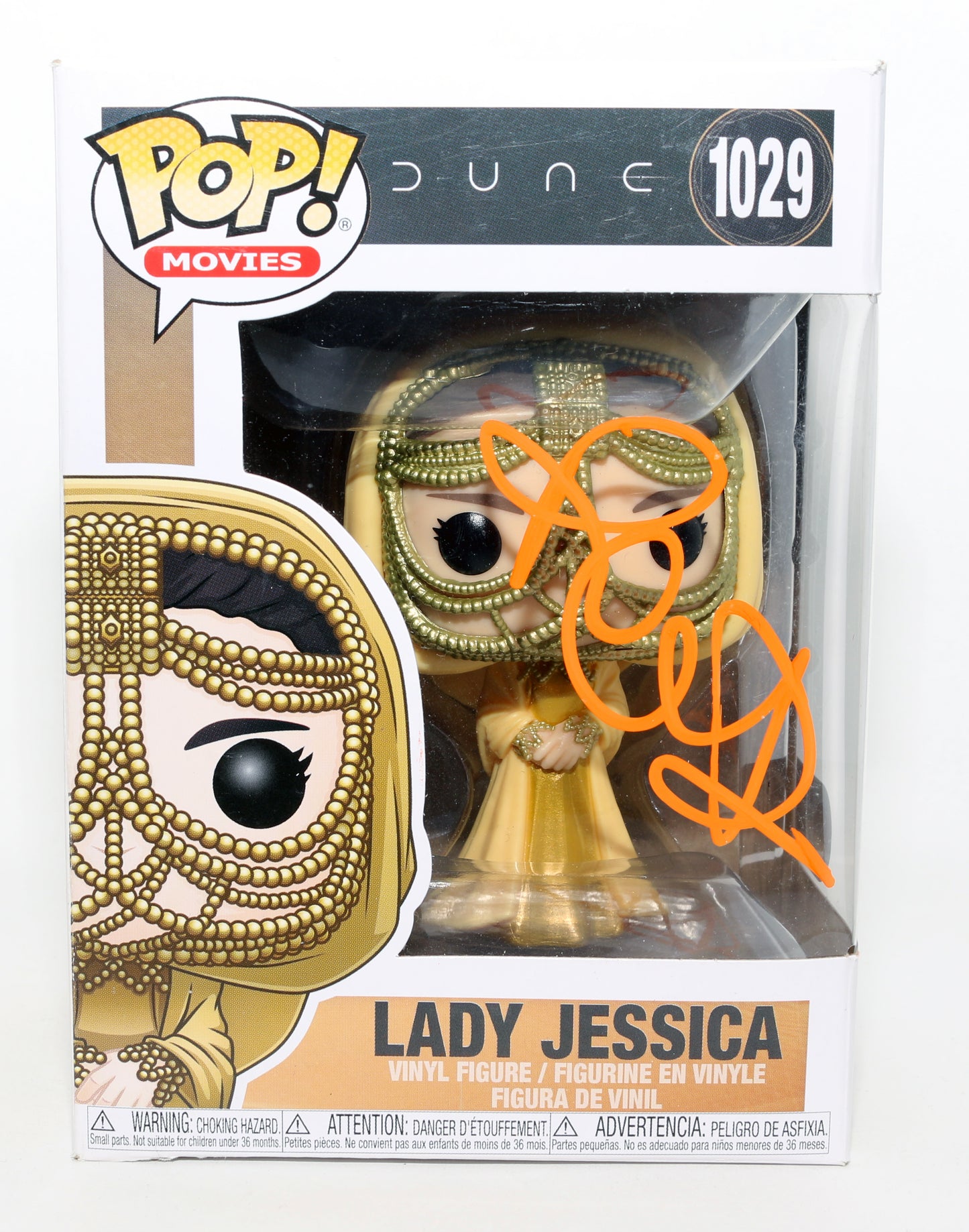 
                  
                    Rebecca Ferguson as Lady Jessica in Dune (SWAU) Signed Funko POP! #1029
                  
                