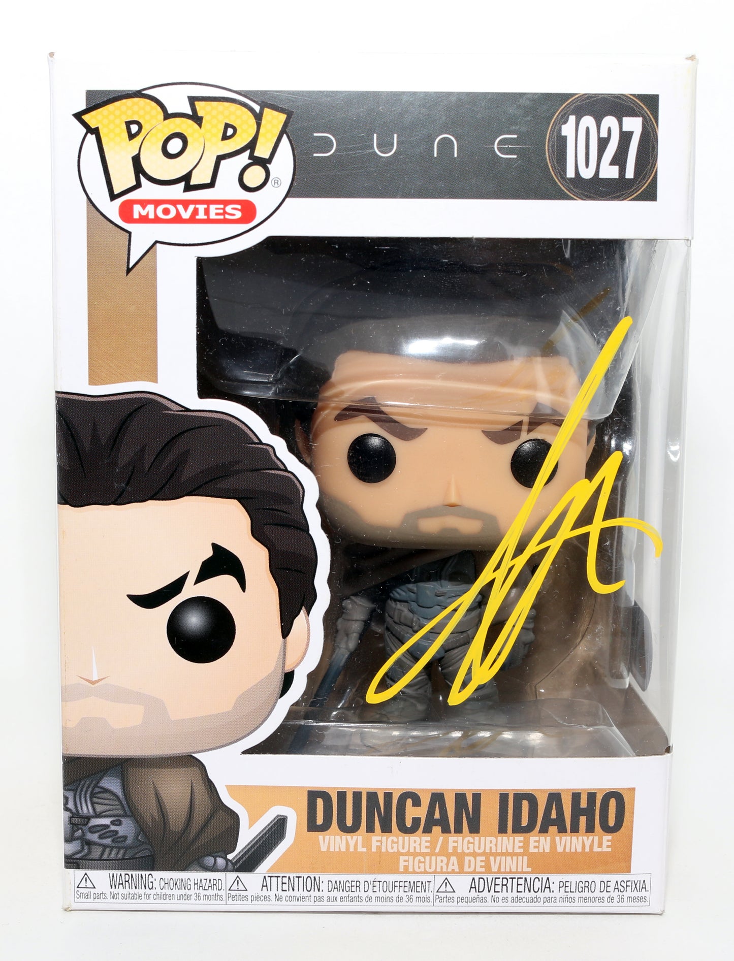 
                  
                    Jason Momoa as Duncan Idaho in Dune (SWAU) Signed Funko POP! #1027
                  
                