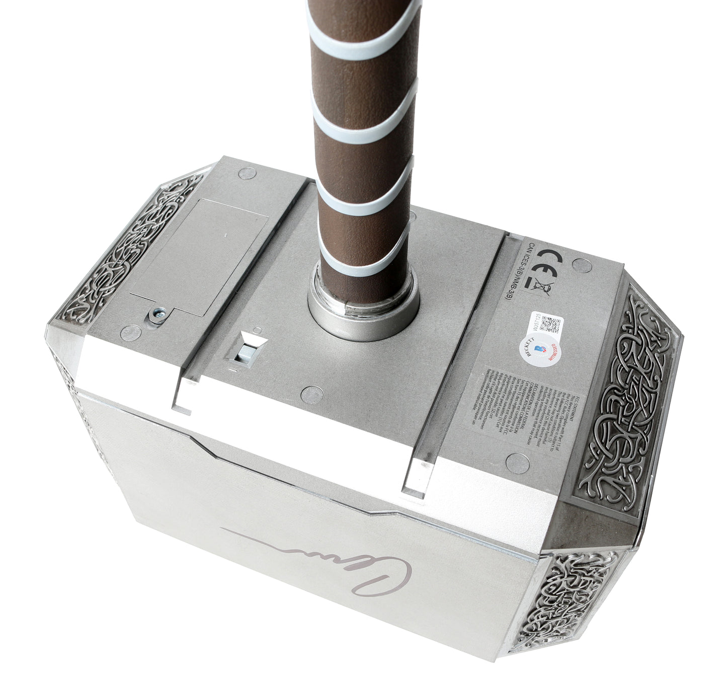 
                  
                    Marvel Legends Mighty Thor Mjolnir Prop Replica Hasbro Legends Series Electronic Hammer (SWAU) Signed by Chris Evans
                  
                