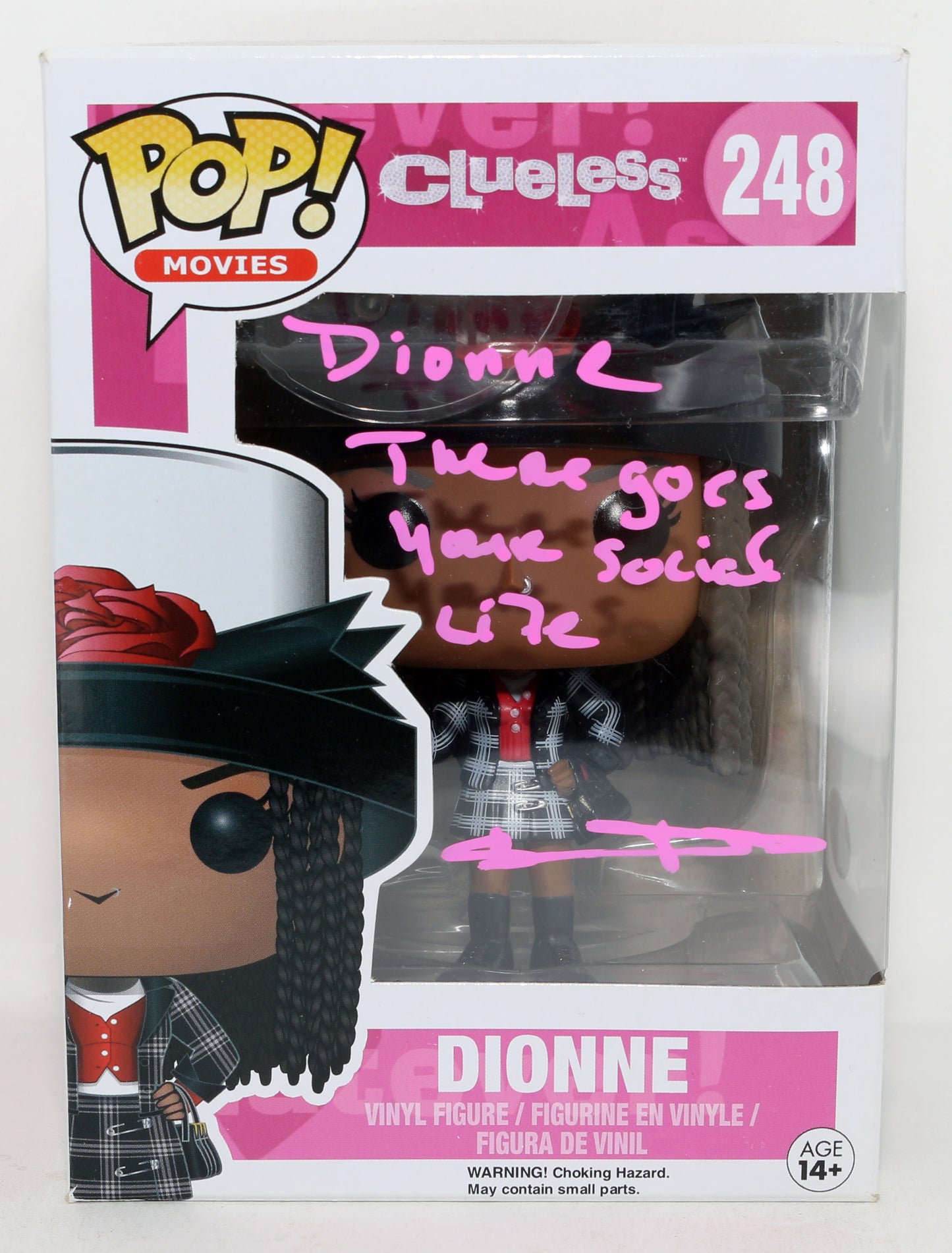 
                  
                    Stacey Dash as Dionne Davenport in Clueless (JSA) Signed Funko POP! #248 with Character Name & Quote
                  
                