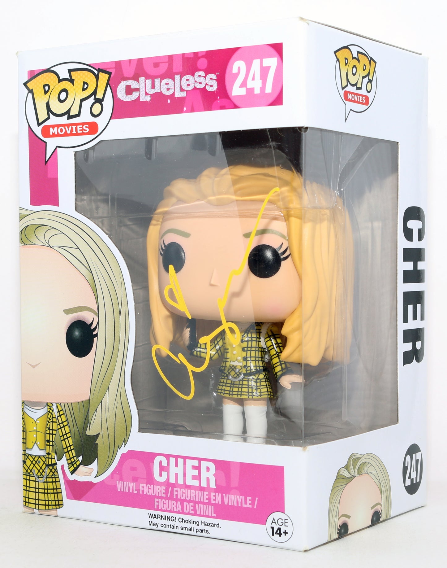 
                  
                    Alicia Silverstone as Cher Horowitz in Clueless Signed Funko POP! #247
                  
                