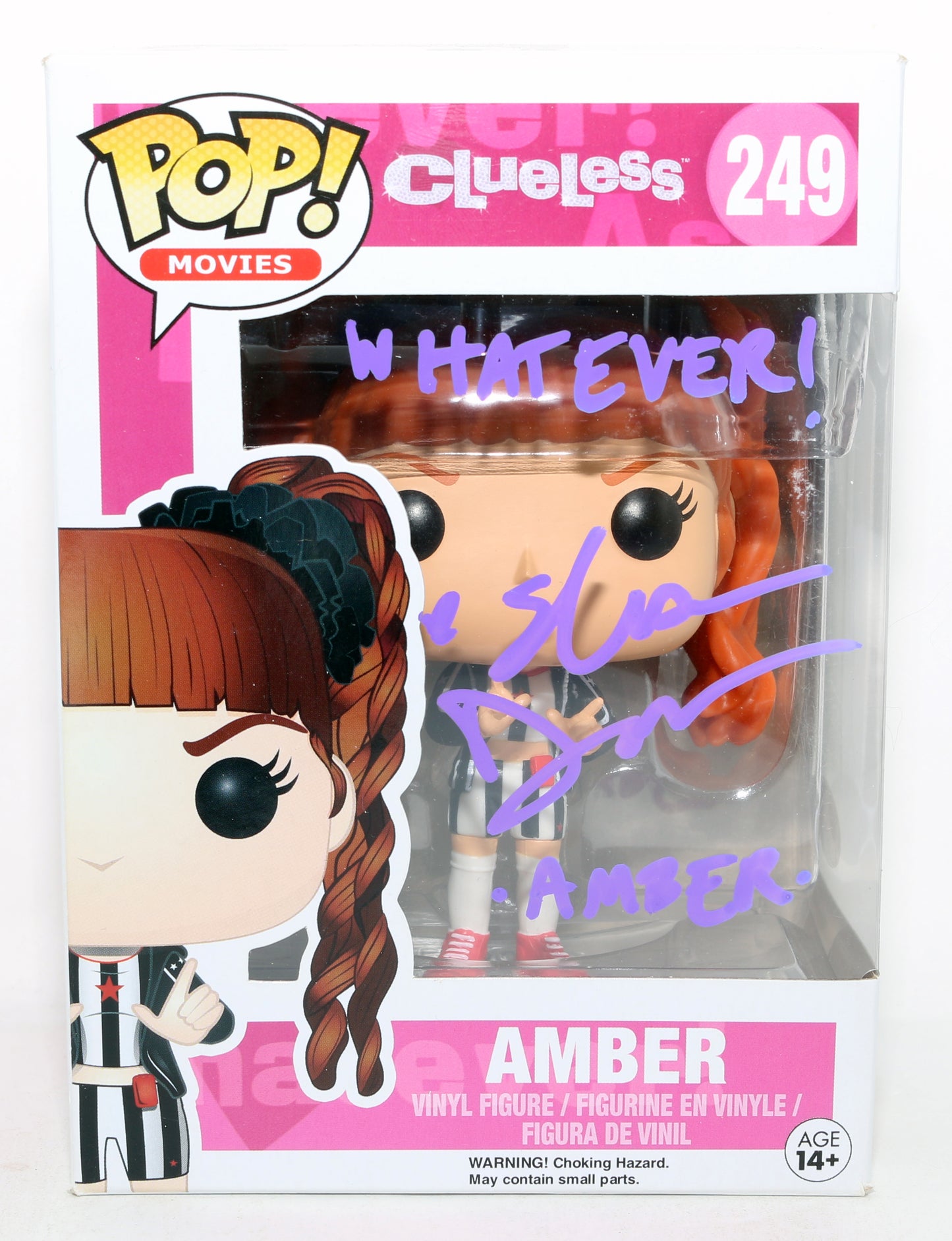 
                  
                    Elisa Donovan as Amber in Clueless (JSA) Signed Funko POP! #248 with Character Name & Quote
                  
                