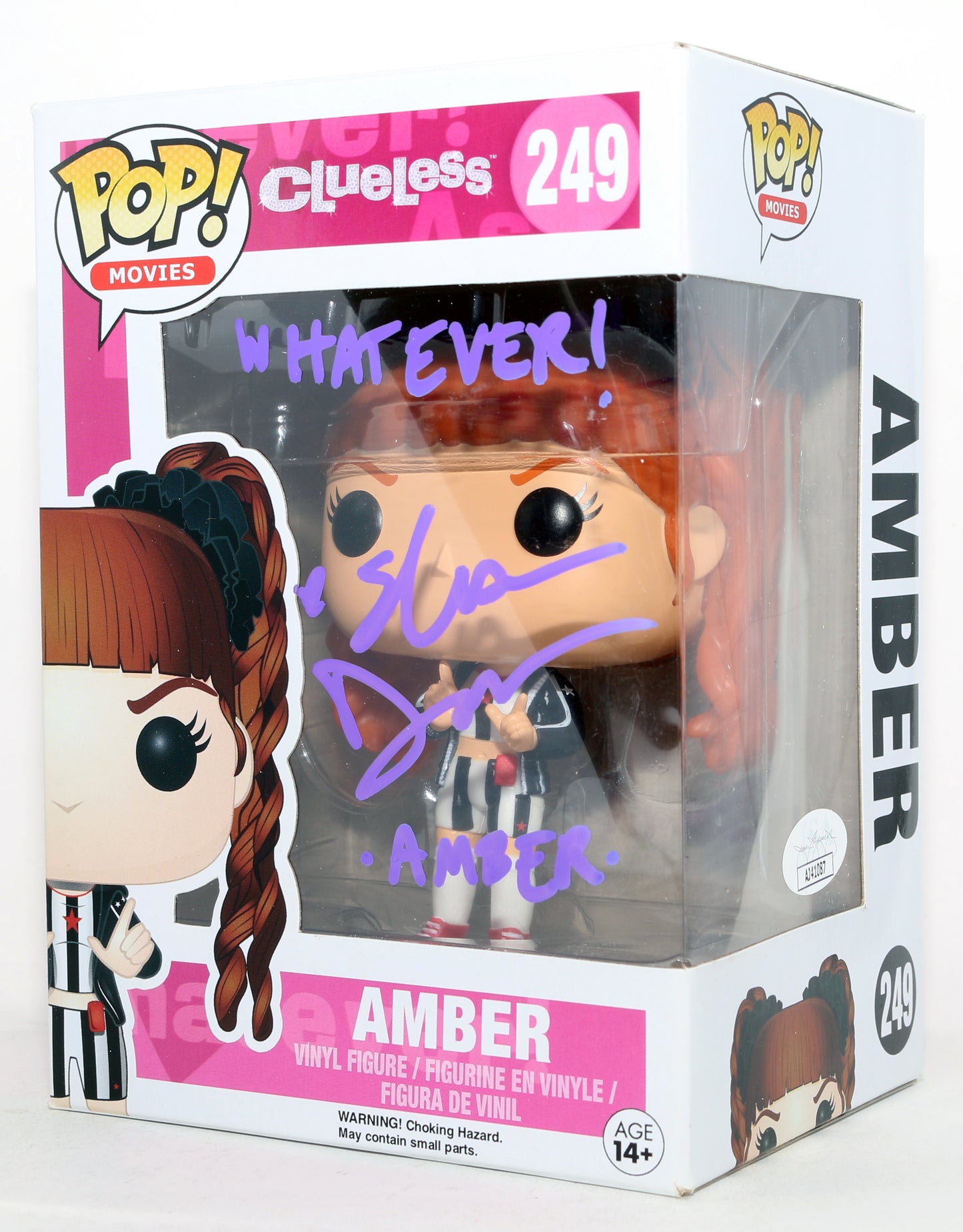 
                  
                    Elisa Donovan as Amber in Clueless (JSA) Signed Funko POP! #248 with Character Name & Quote
                  
                