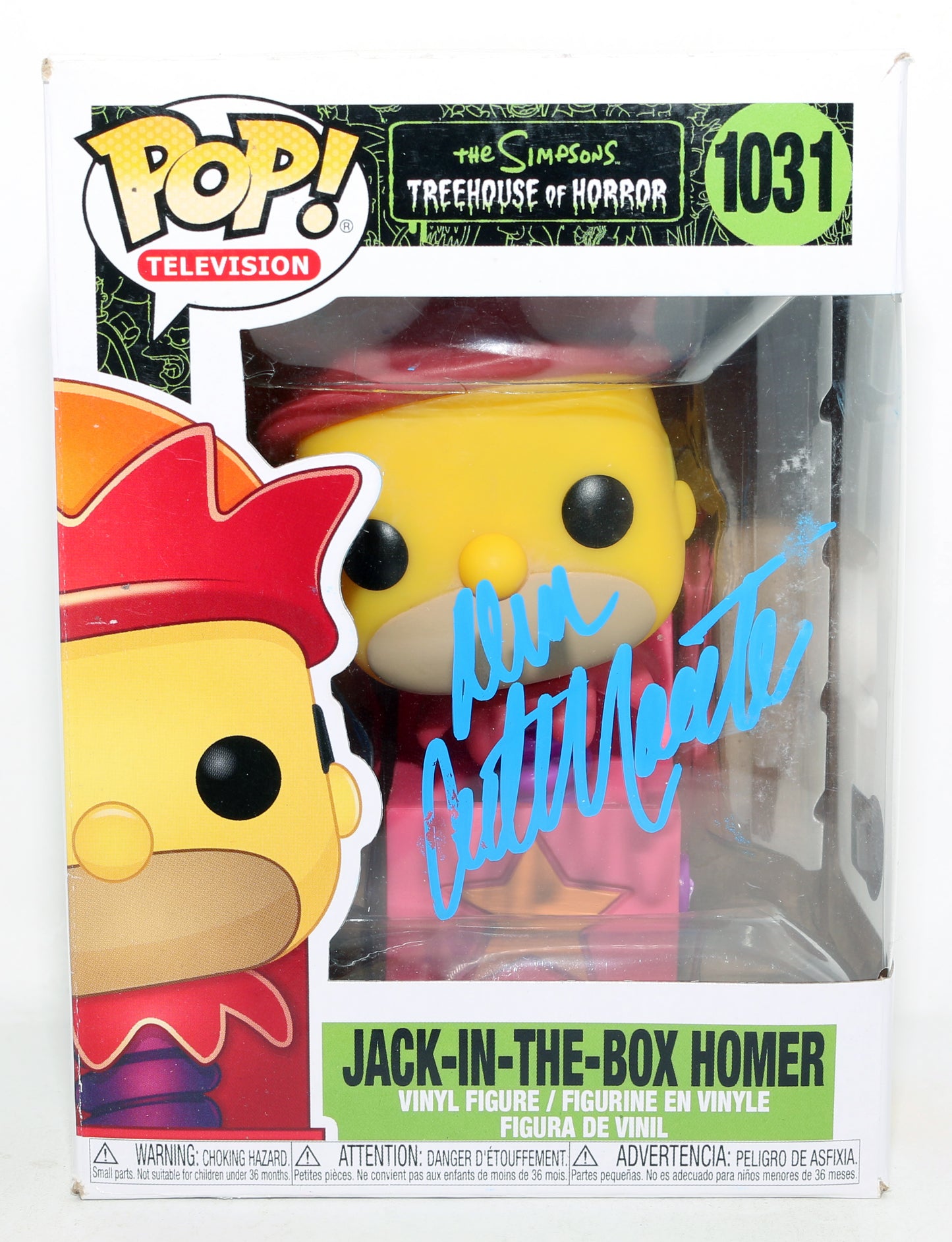 
                  
                    Dan Castellaneta as Homer Simpson in The Simpsons (Beckett) Signed Funko POP! #1031
                  
                