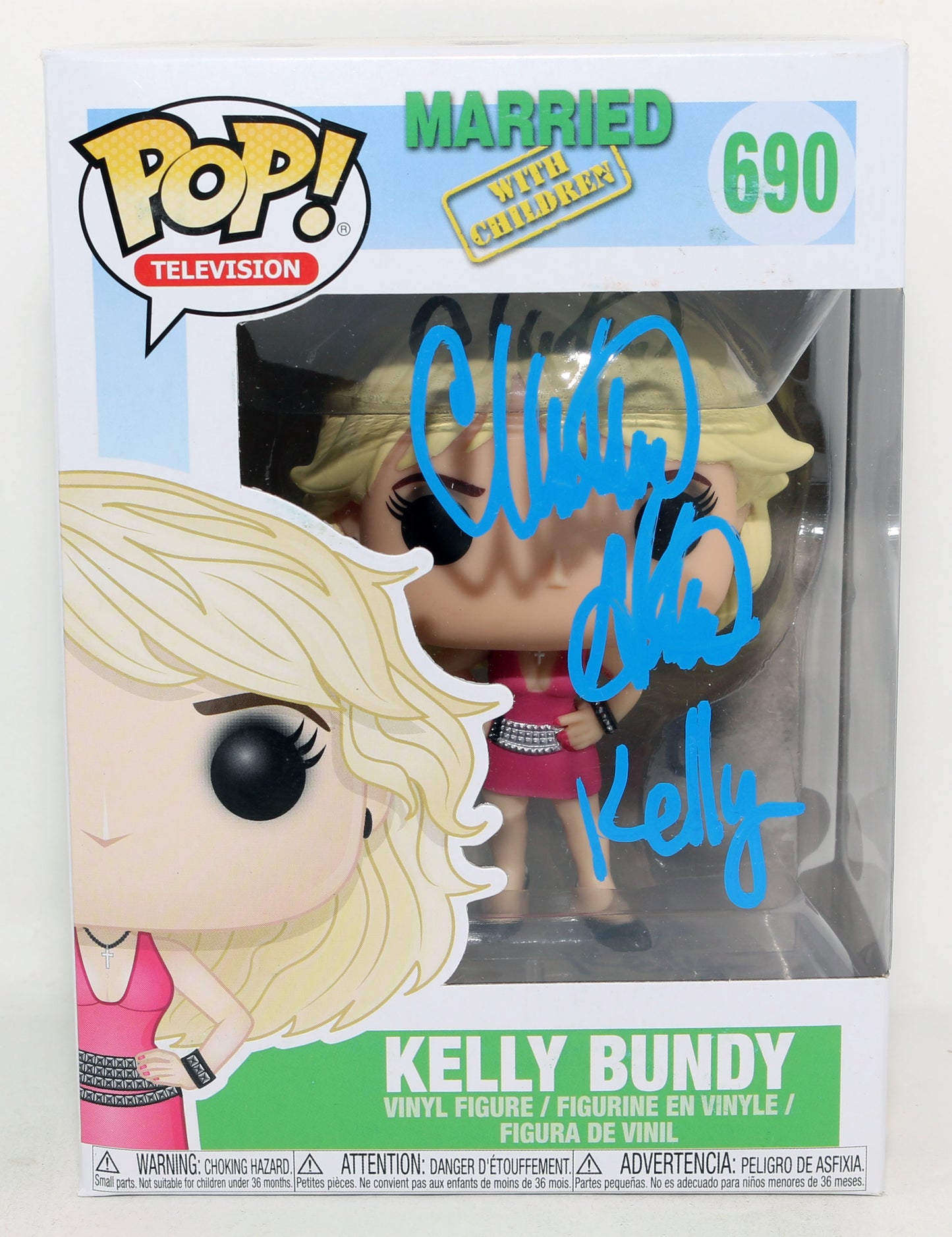
                  
                    Christina Applegate as Kelly Bundy in Married... with Children (JSA) Signed Funko POP! #690 with Character Name
                  
                