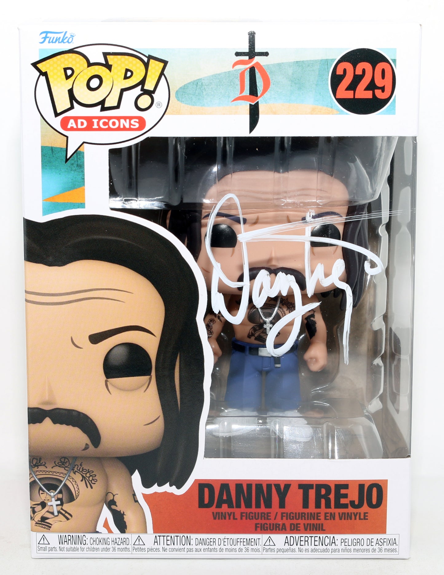 
                  
                    Danny Trejo from Machete, Machete Kills, & Spy Kids Signed Funko POP! #229
                  
                