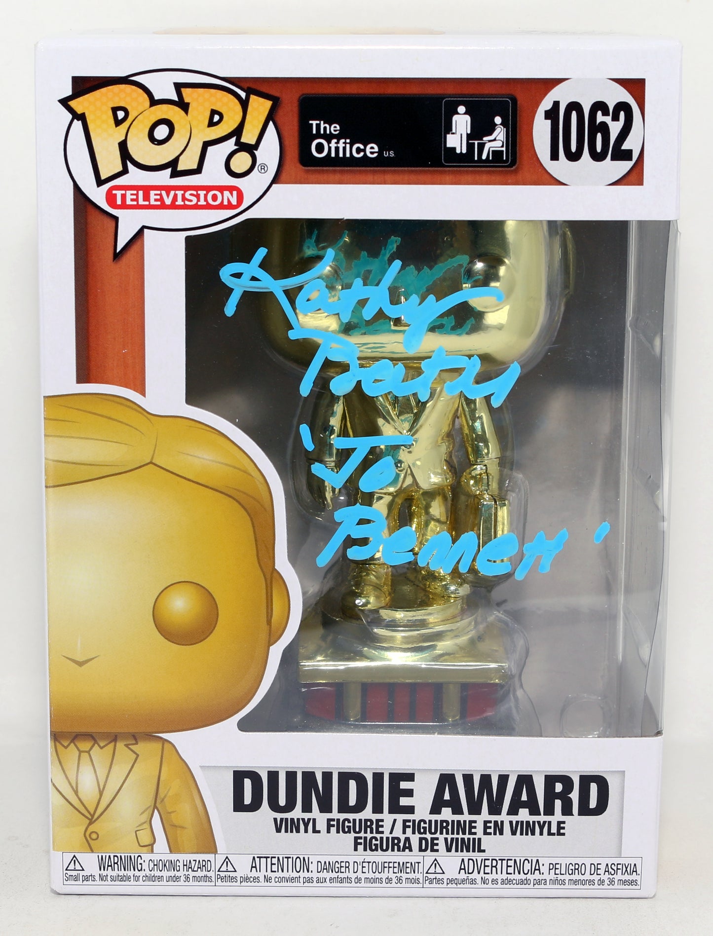 
                  
                    Kathy Bates as Jo Bennett in The Office Signed Funko POP! #1062 with Character Name
                  
                