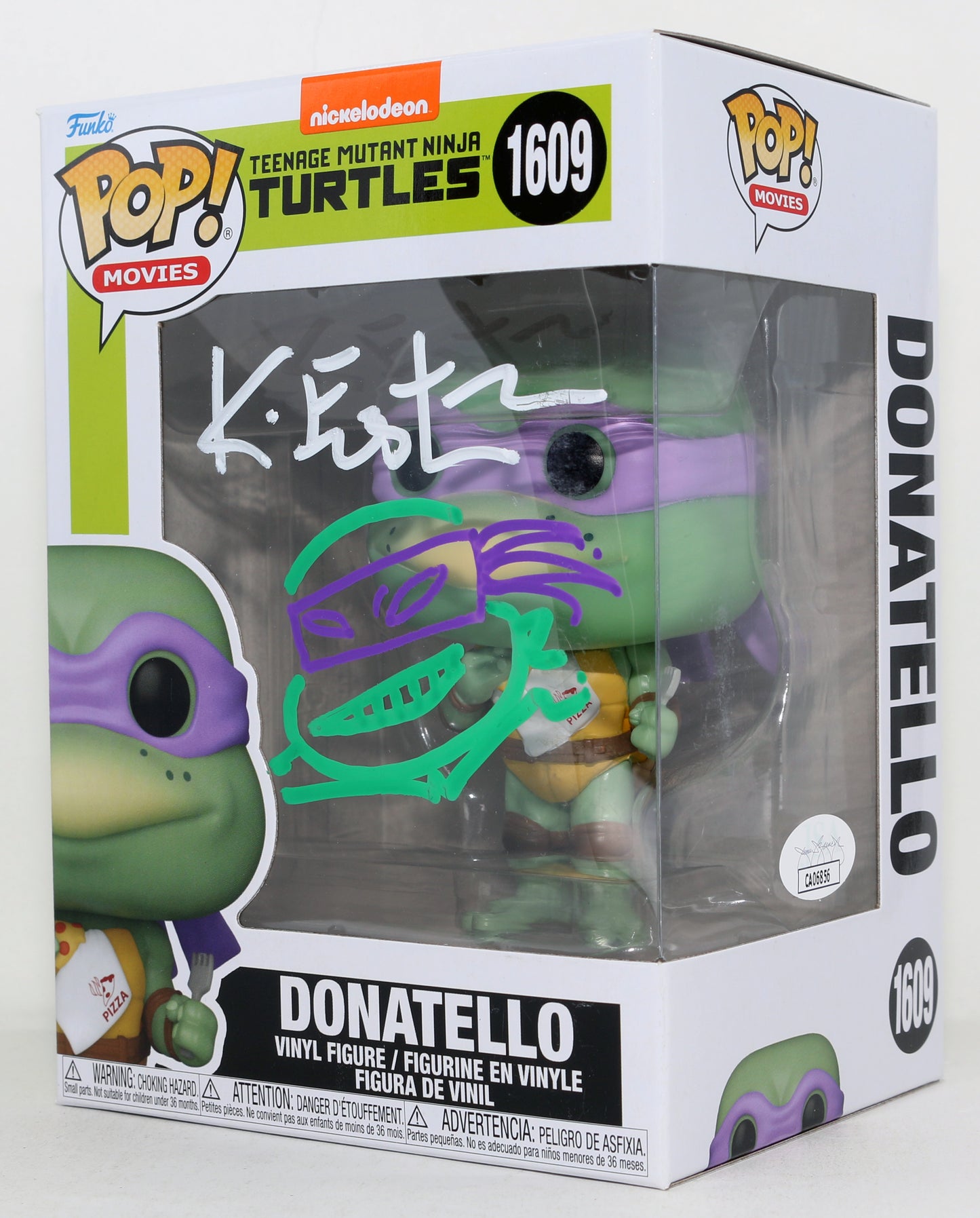 
                  
                    Kevin Eastman Co-Creator of The Teenage Mutant Ninja Turtles (JSA) Signed Funko POP! #1138 with Sketch
                  
                