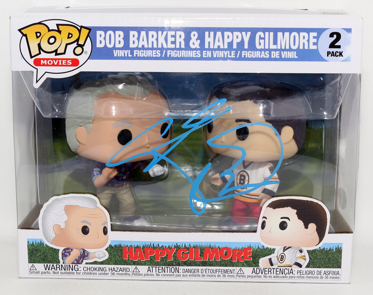 
                  
                    Adam Sandler as Happy Gilmore in Happy Gilmore Signed Funko POP! 2-Pack
                  
                