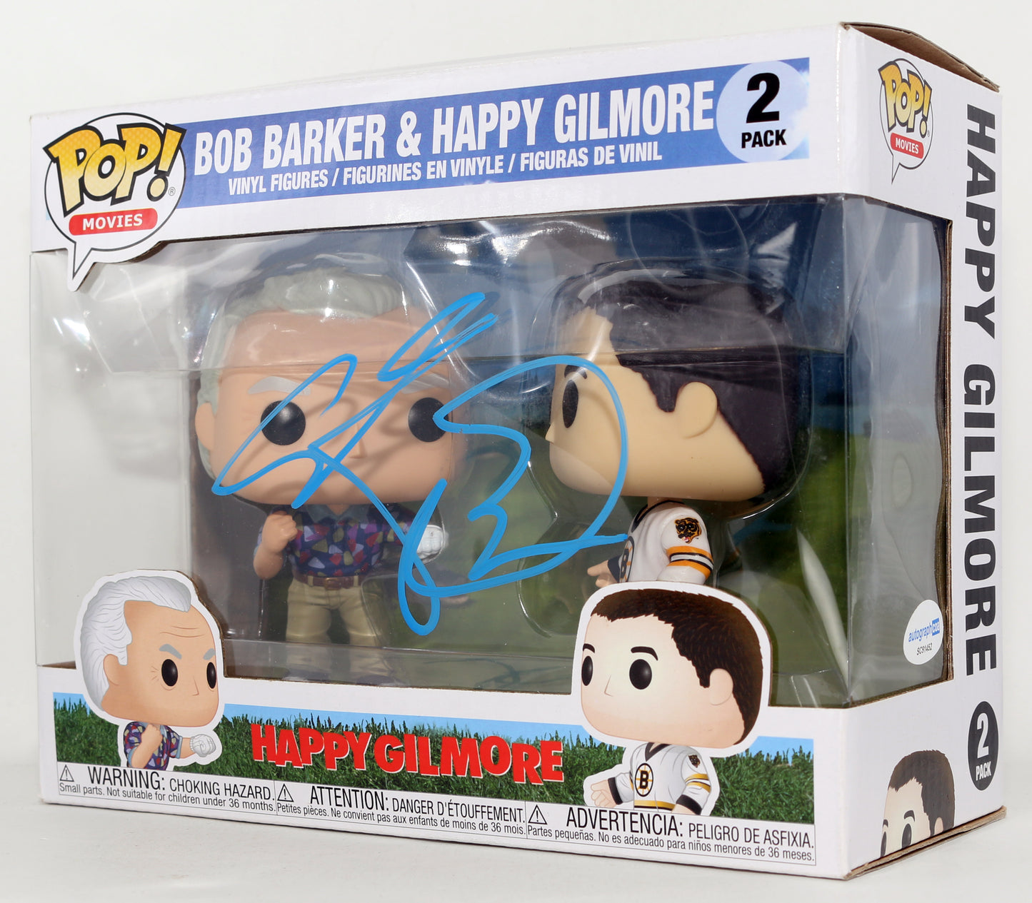 
                  
                    Adam Sandler as Happy Gilmore in Happy Gilmore Signed Funko POP! 2-Pack
                  
                