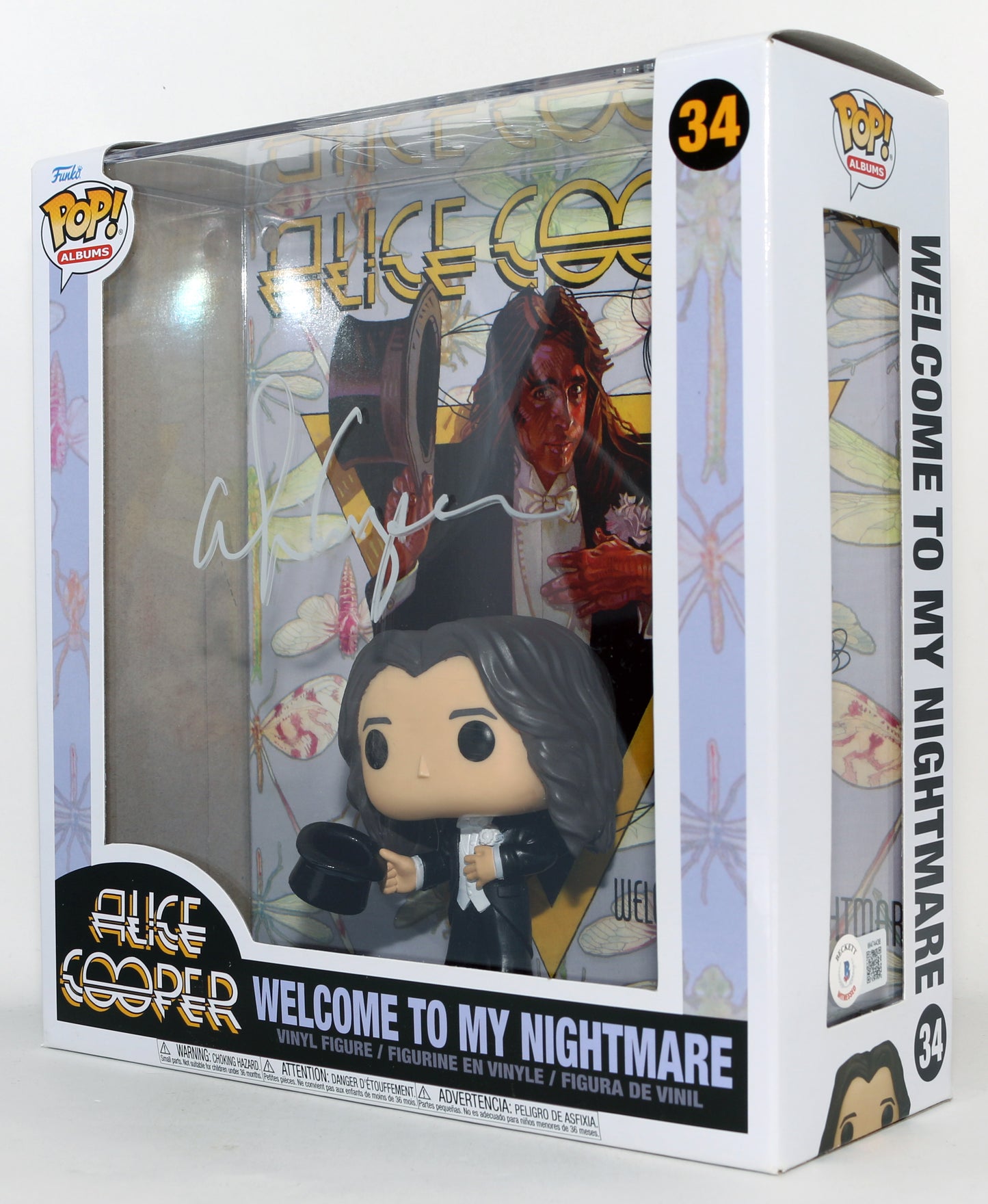 
                  
                    Alice Cooper Singer & Songwriter (Beckett) Signed Funko POP! #34
                  
                