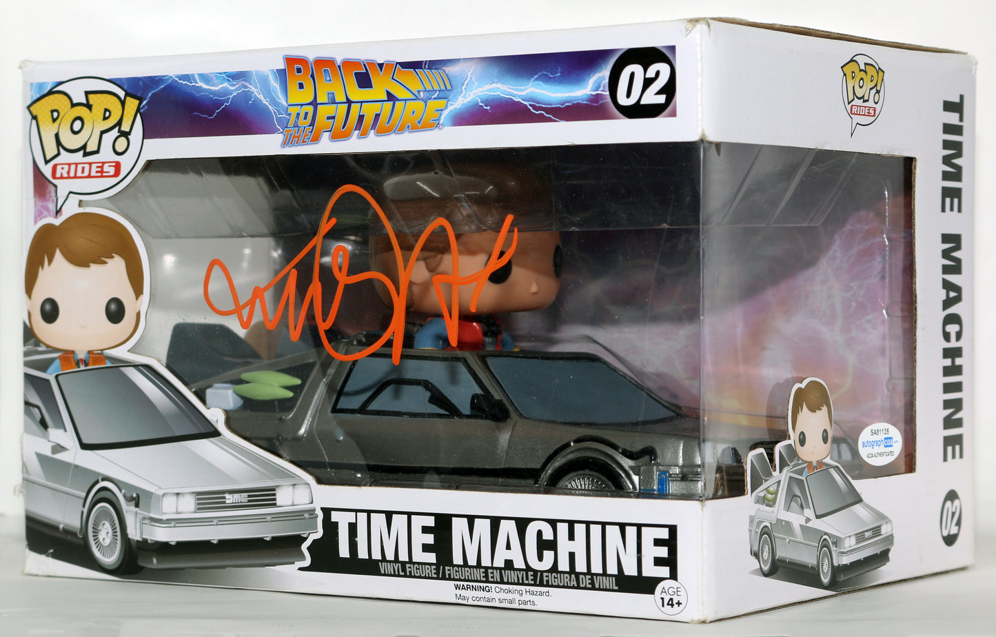 
                  
                    Michael J. Fox as Marty McFly in Back to the Future Signed Funko POP! #02
                  
                