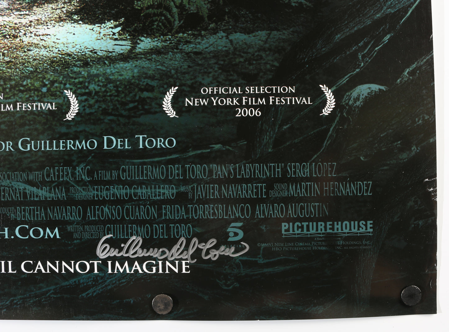 
                  
                    Guillermo Del Toro Director of Pan's Labyrinth Signed 27x40 Poster
                  
                
