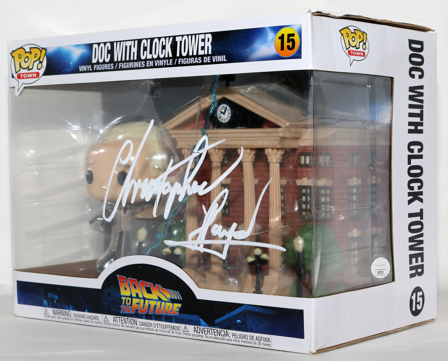 
                  
                    Christopher Lloyd as Doc Brown in Back to the Future (JSA) Signed Oversized Funko POP! #15
                  
                