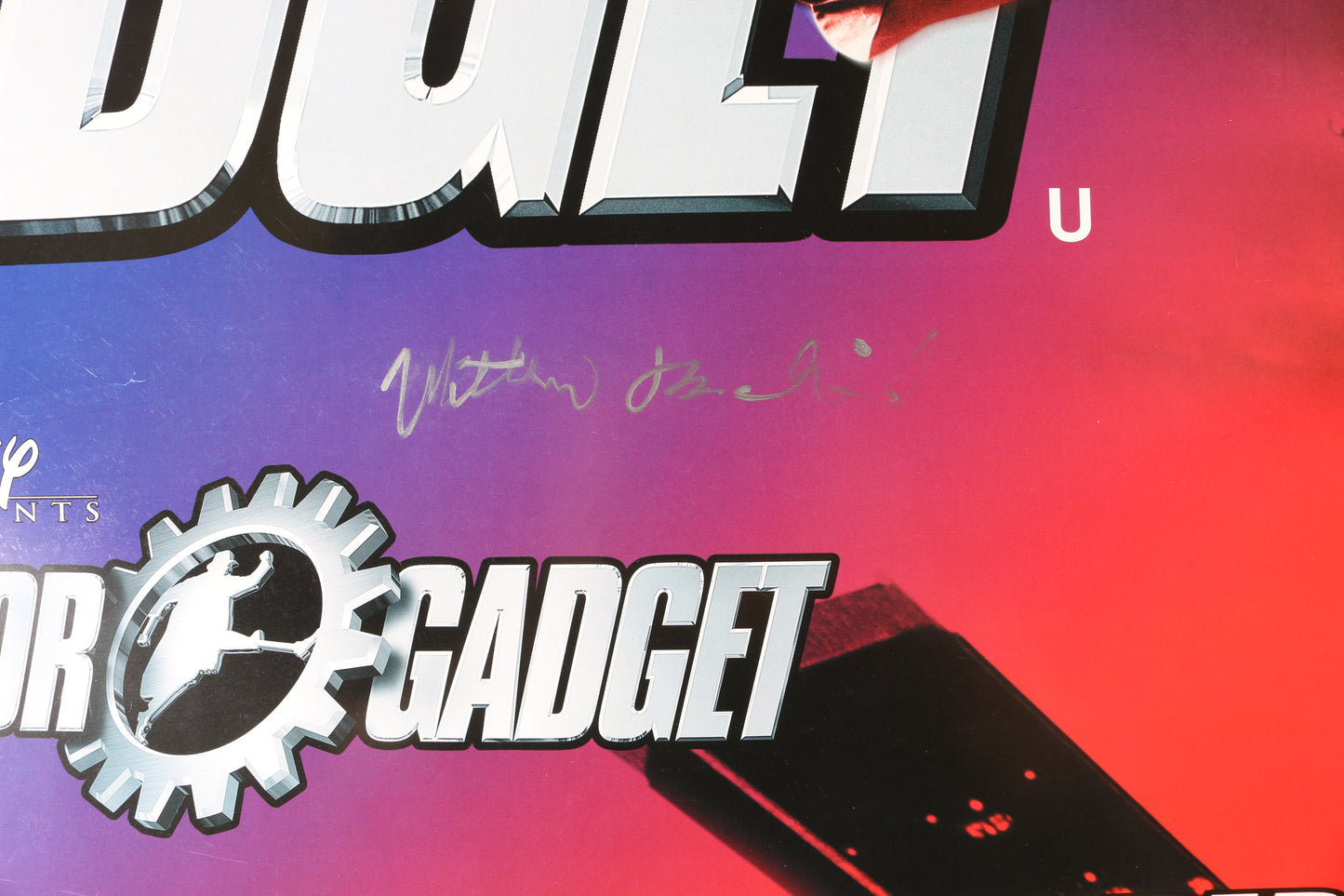 
                  
                    Matther Broderick as Inspector Gadget in Inspector Gadget Signed 30x40 Poster
                  
                