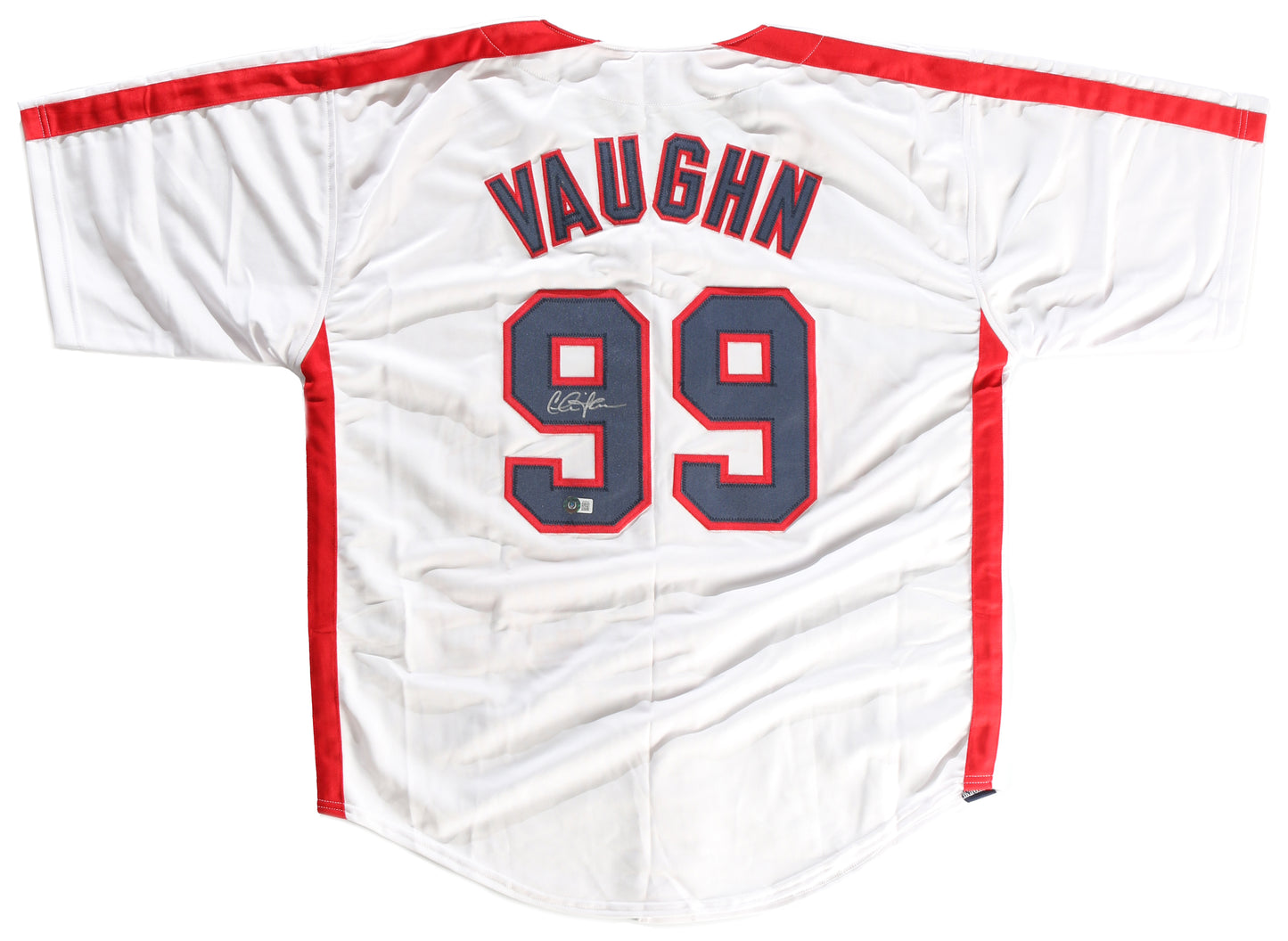 
                  
                    Ricky "Wild Thing" Vaughn from Major League Prop Replica Jersey (Beckett) Signed by Charlie Sheen
                  
                