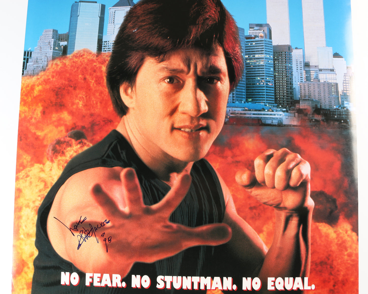 
                  
                    Jackie Chan as Keung in Rumble in the Bronx Signed 27x39.5 Poster
                  
                